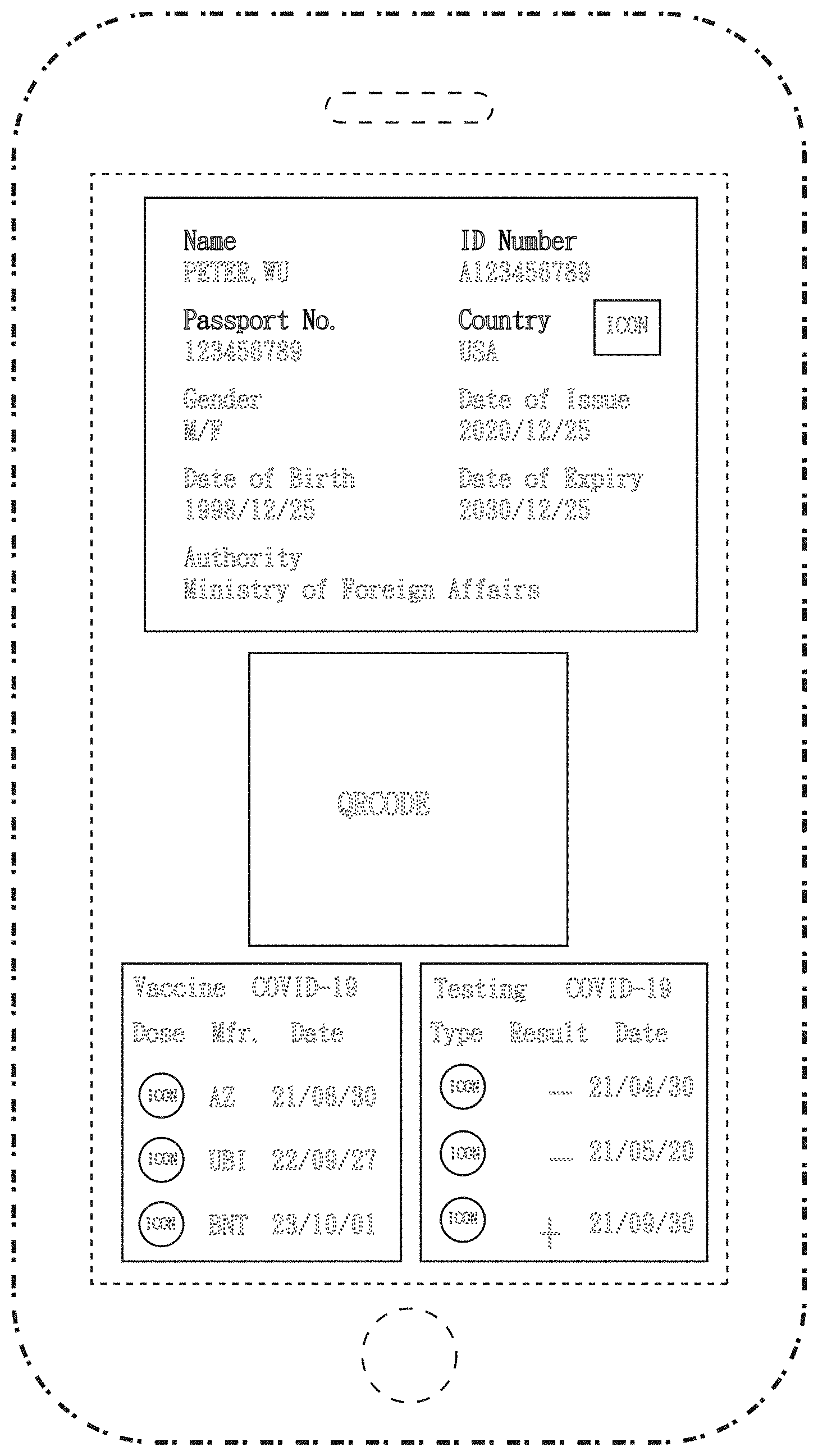 Patent USD1001140 — Display screen with graphical user interface — Figure 1