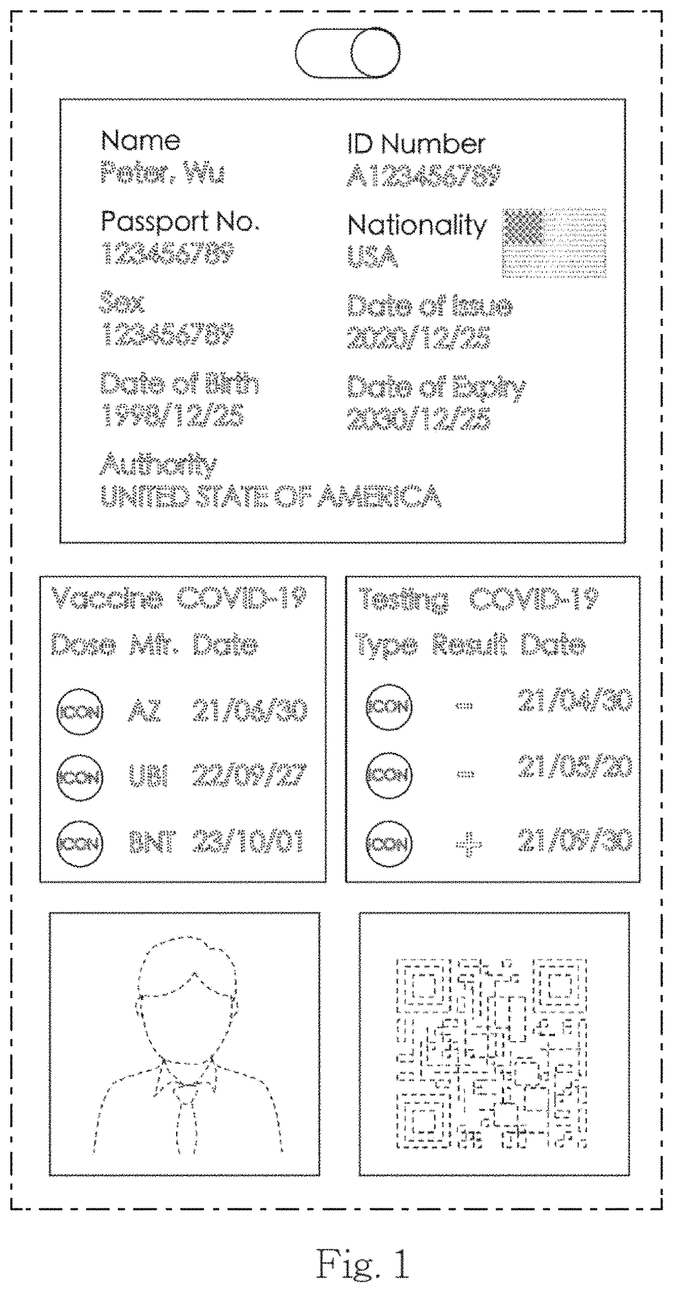 Patent USD1001143 — Display screen or portion thereof with a graphical user interface — Figure 1
