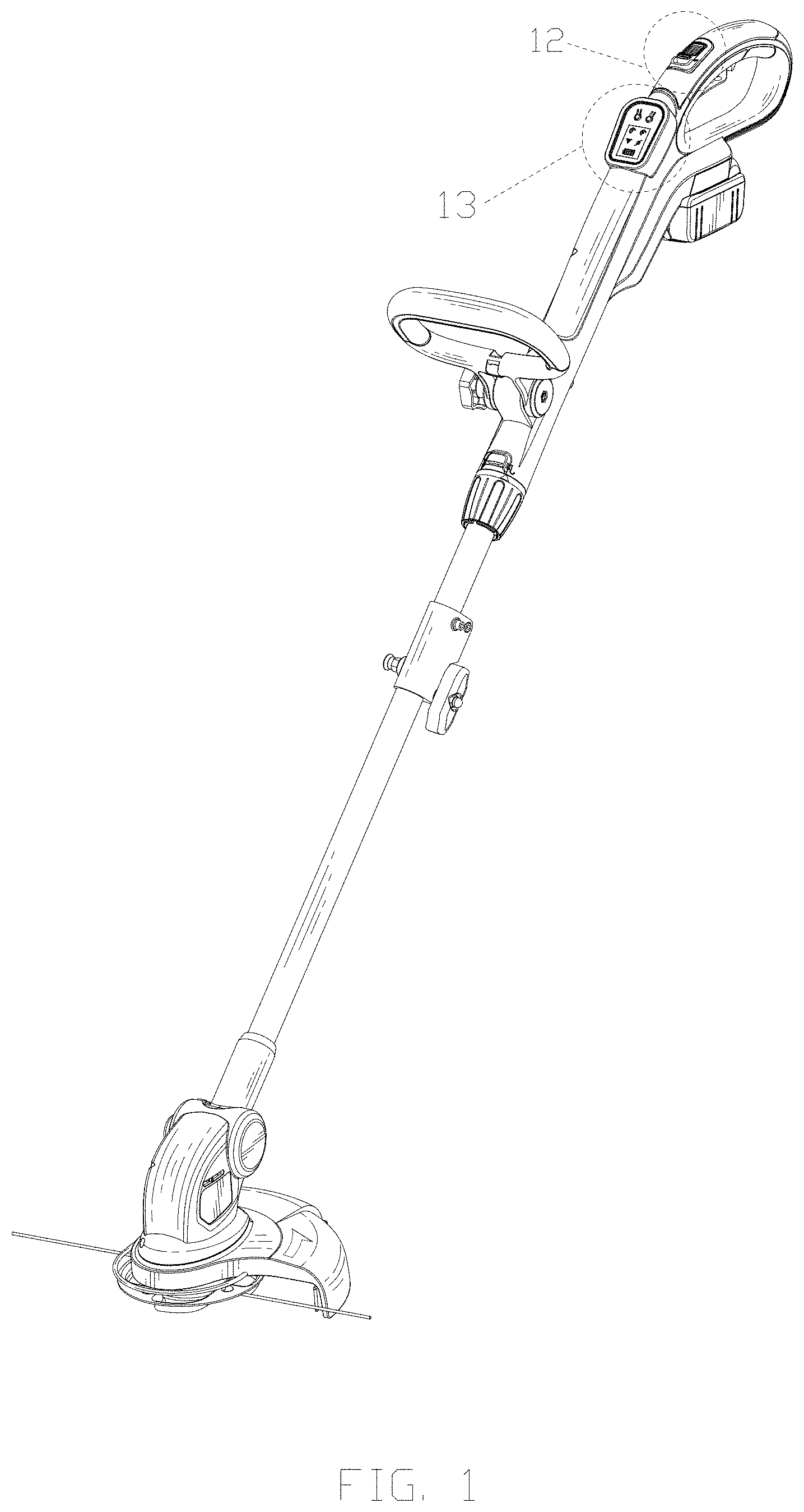 Patent USD1001160 — Lawn mower — Figure 1