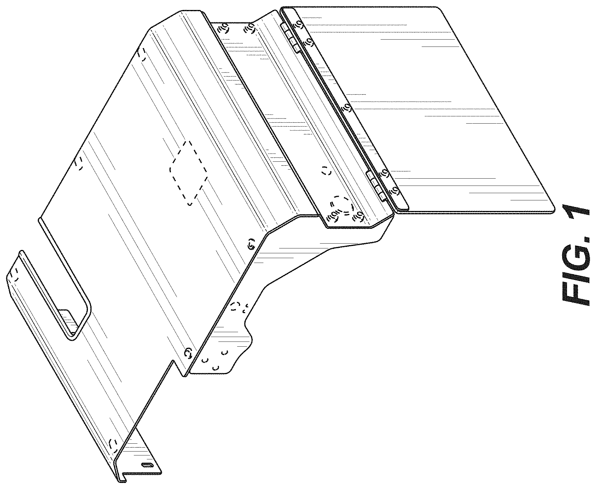 Patent USD1001161 Figure 1 – Screed component