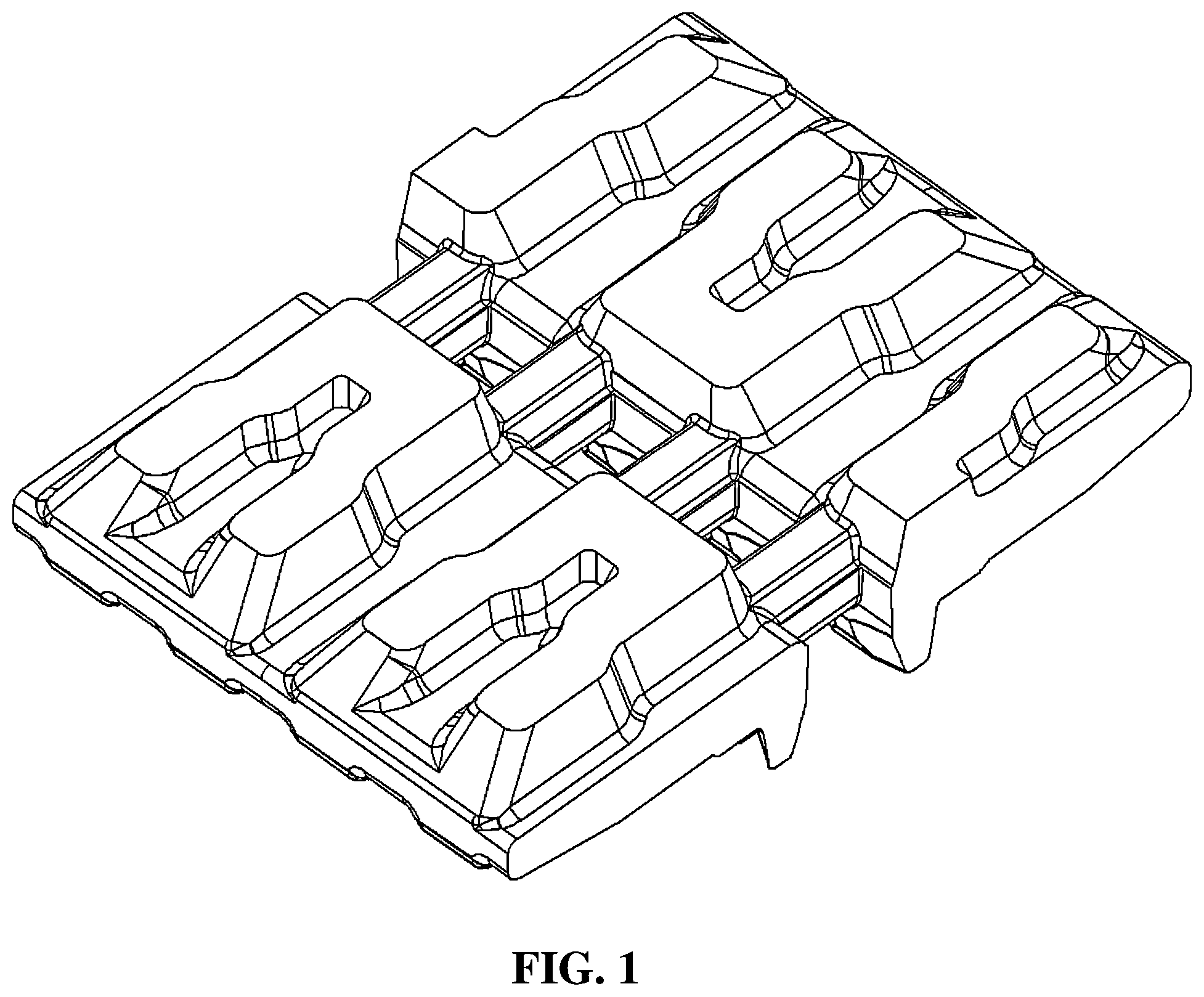 Patent USD1001163 Figure 1 – Rubber track