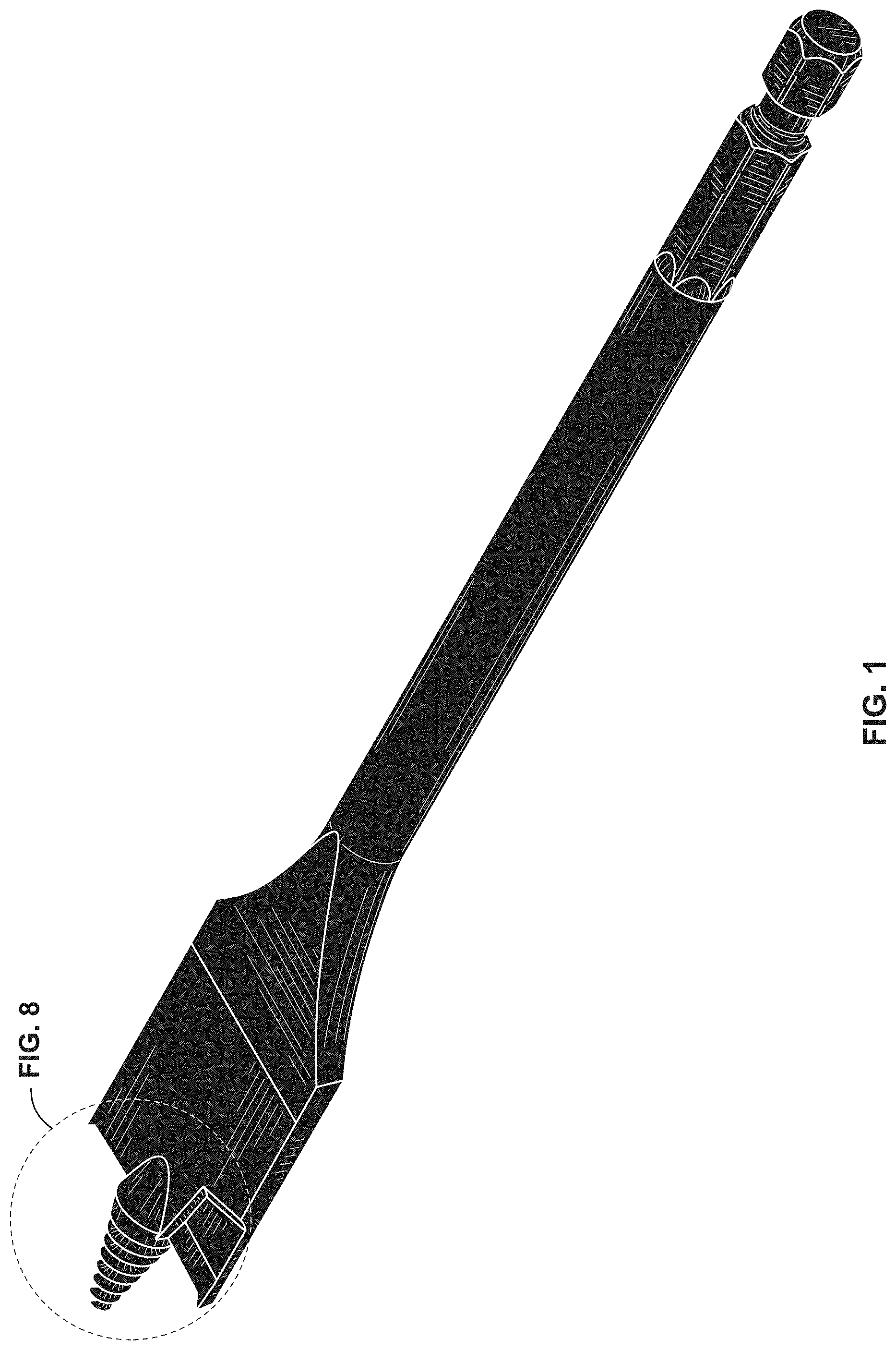 Patent USD1001166 — Tool bit — Figure 1