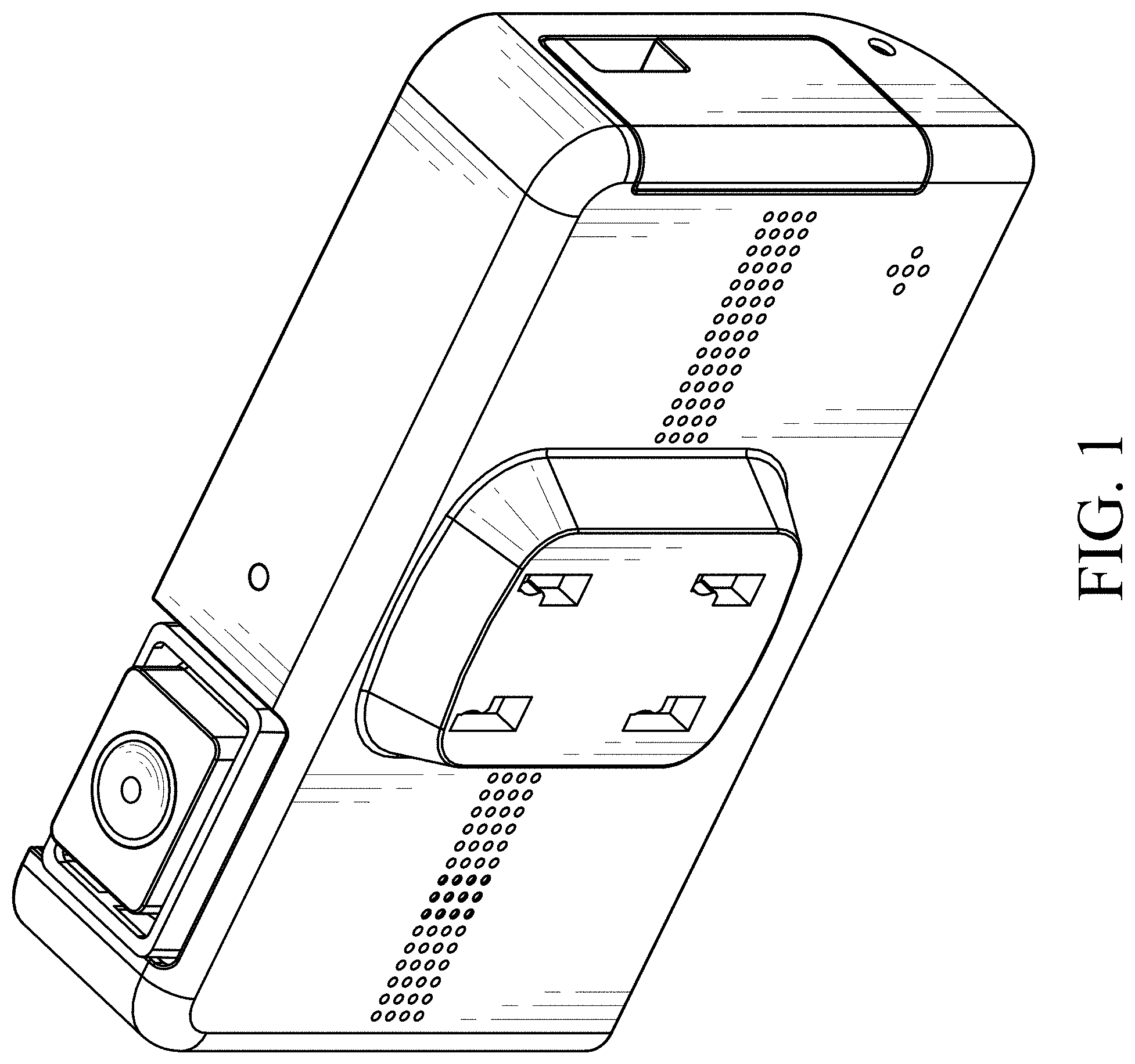 Patent USD1001177 — Dual lens driving recorder — Figure 1
