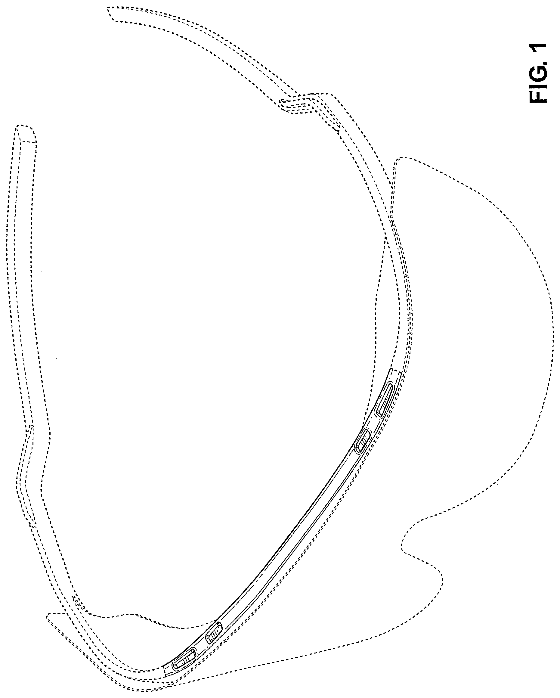 Patent USD1001181 — Eye shield frame — Figure 1