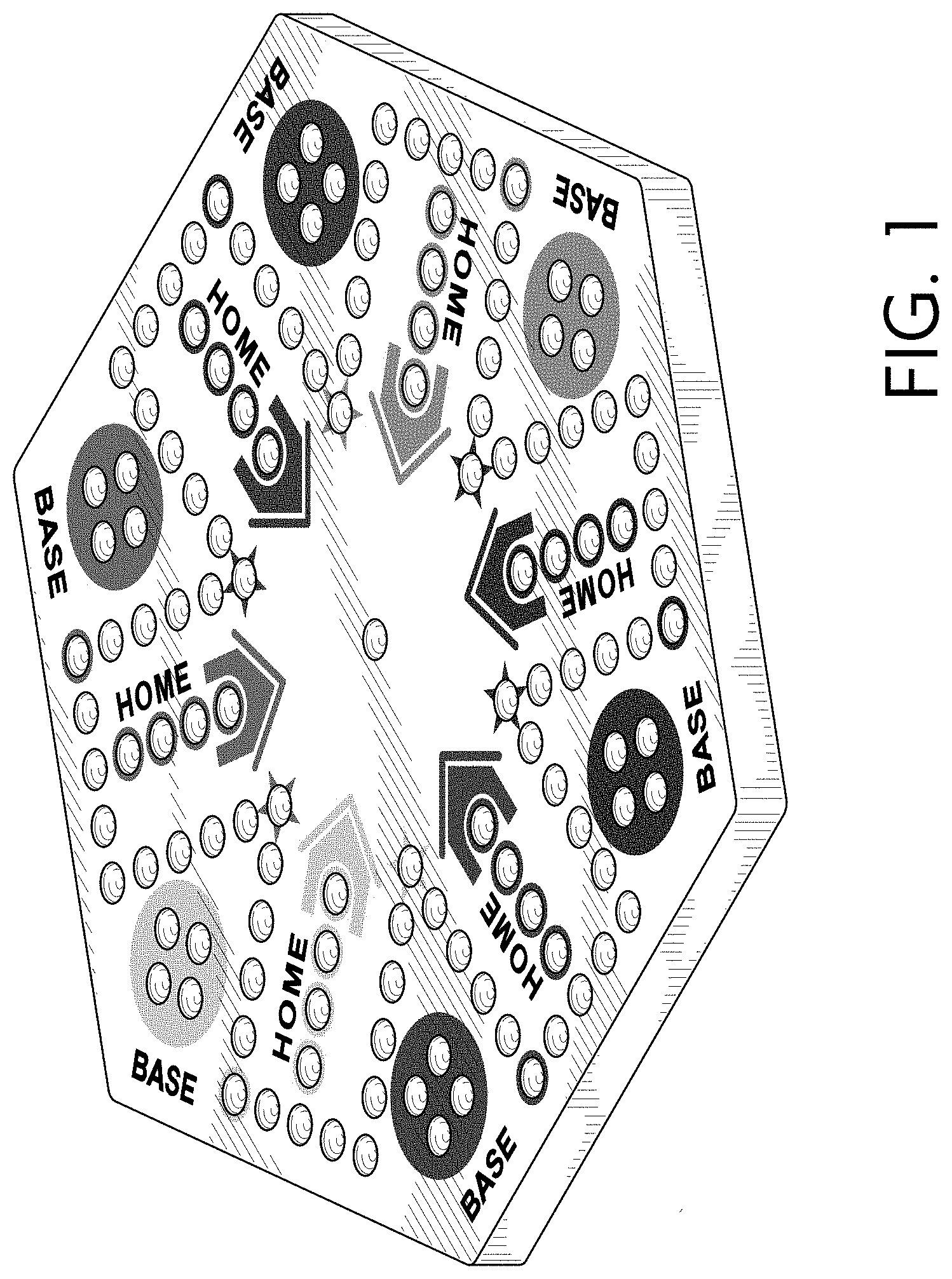 Patent USD1001193 — Board game — Figure 1