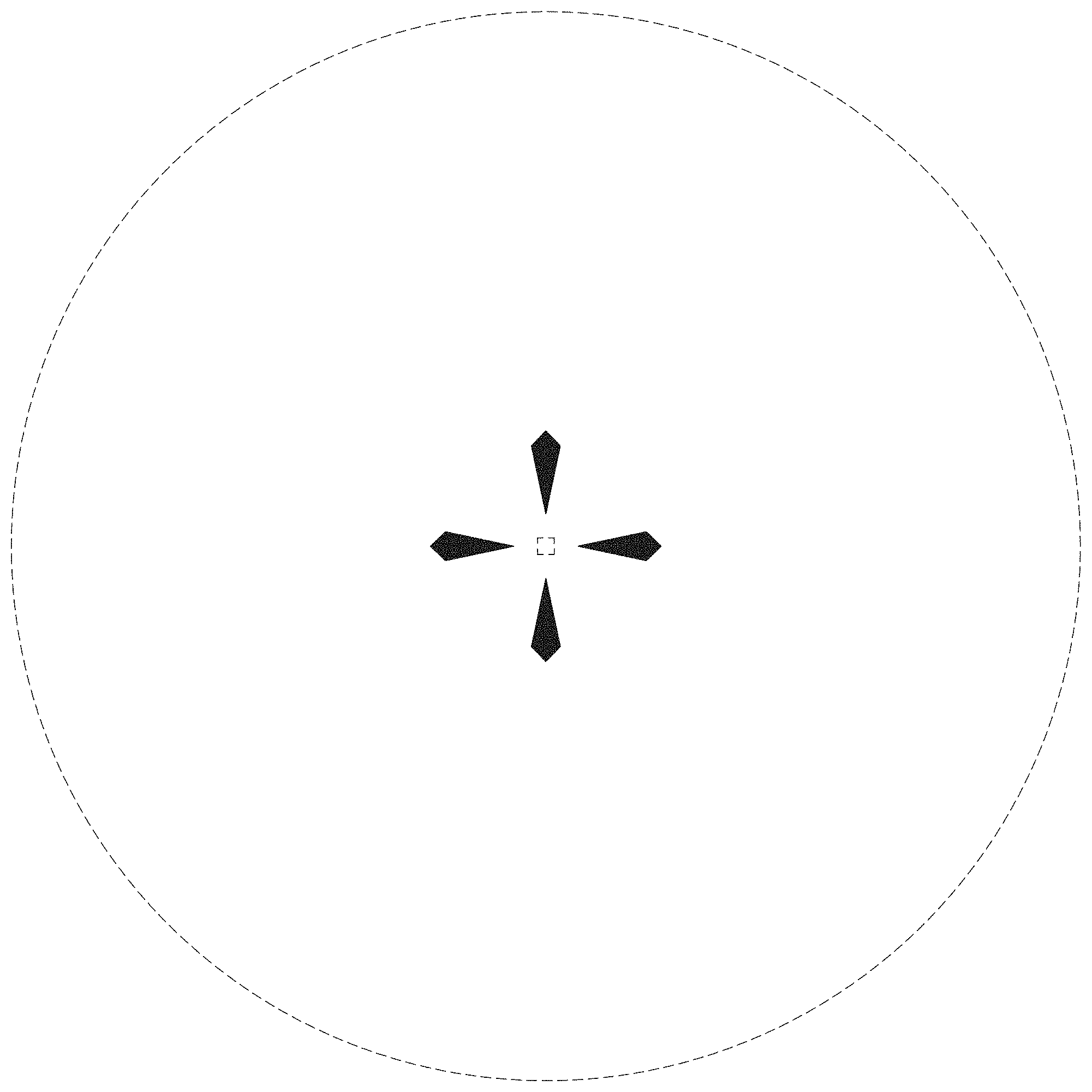 Patent USD1001228 — Aiming or targeting device or portion thereof with reticle — Figure 1