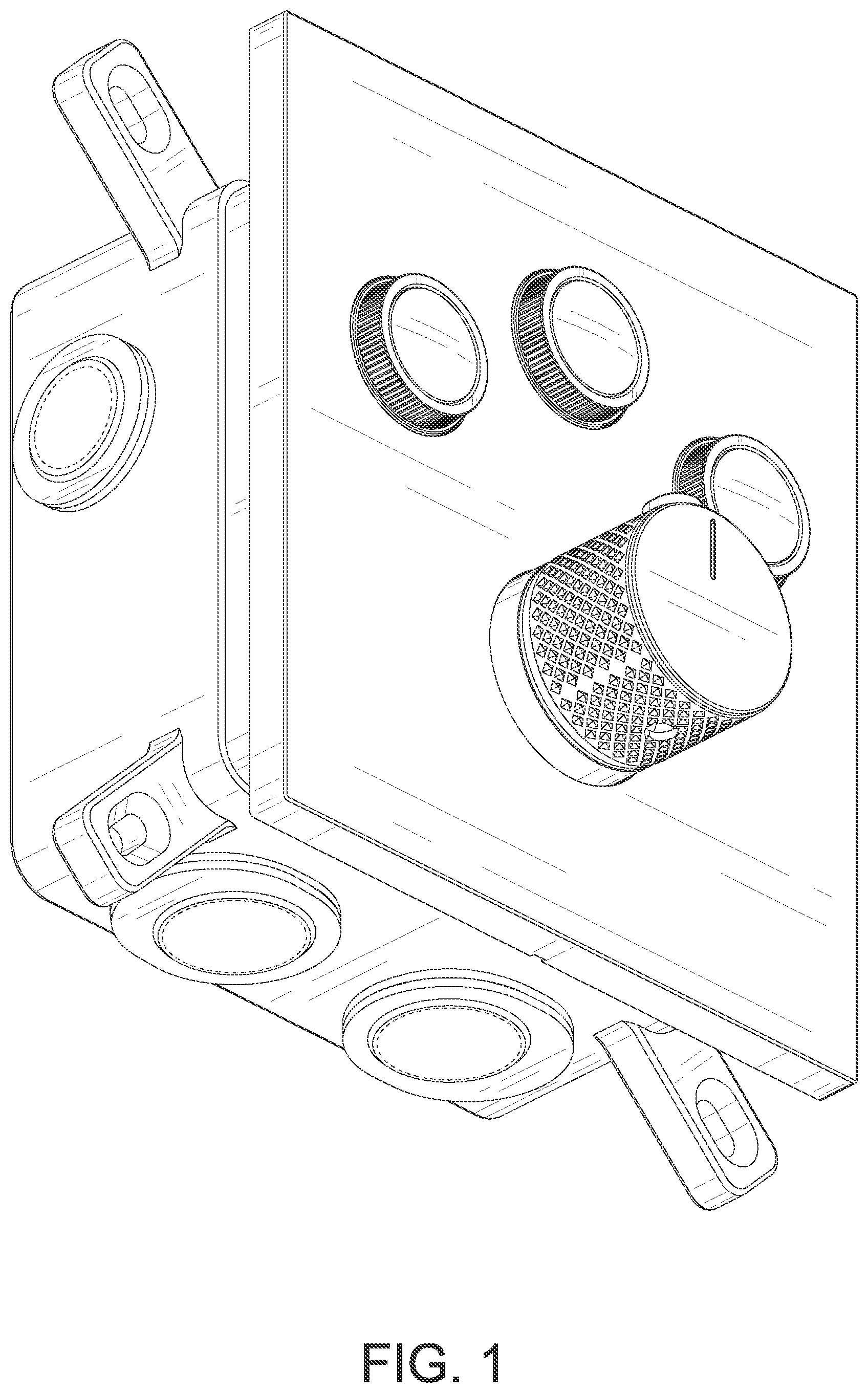 Patent USD1001240 — Shower valve — Figure 1