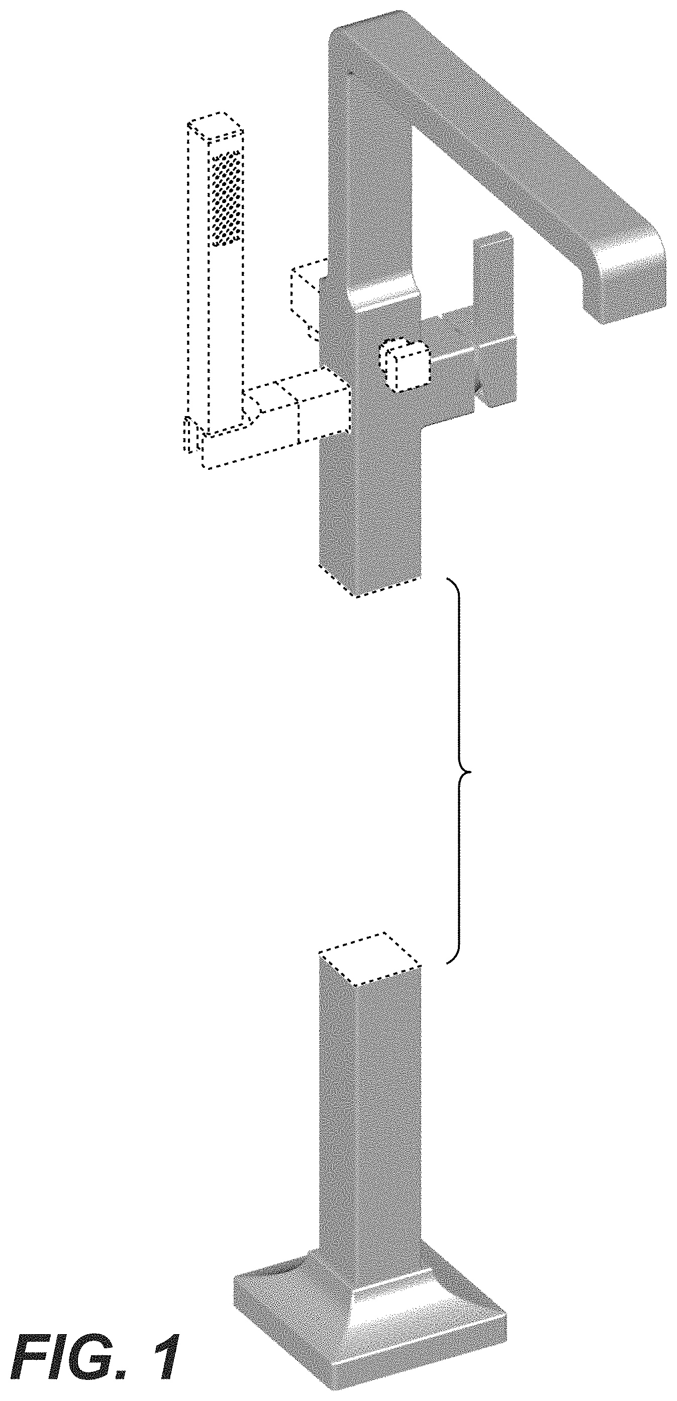 Patent USD1001241 — Tub filler — Figure 1