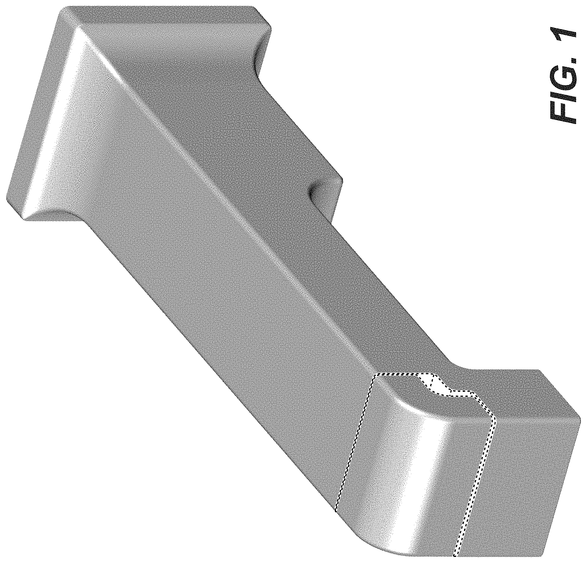 Patent USD1001244 — Tub spout — Figure 1