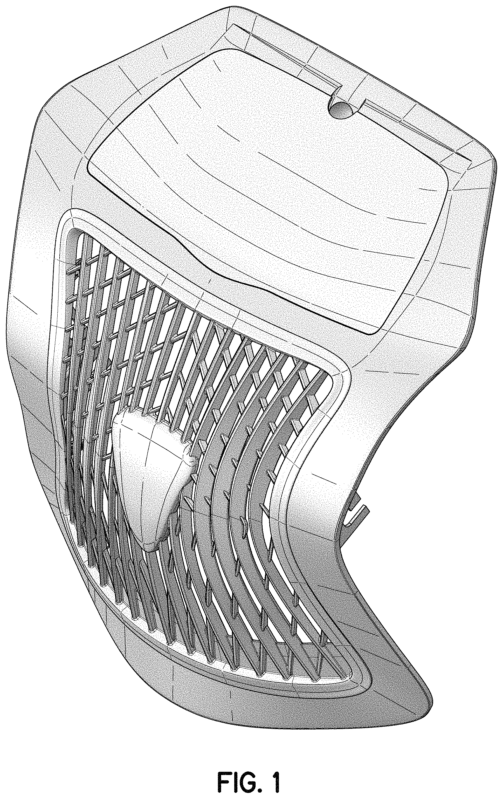 Patent USD1001246 — Spa filter cover panel — Figure 1