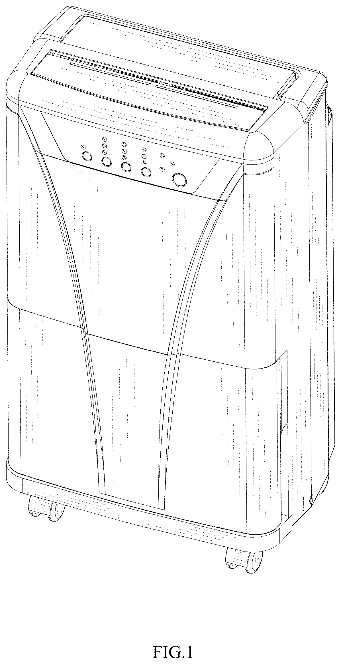 Patent USD1001255 — Dehumidifier — Figure 1