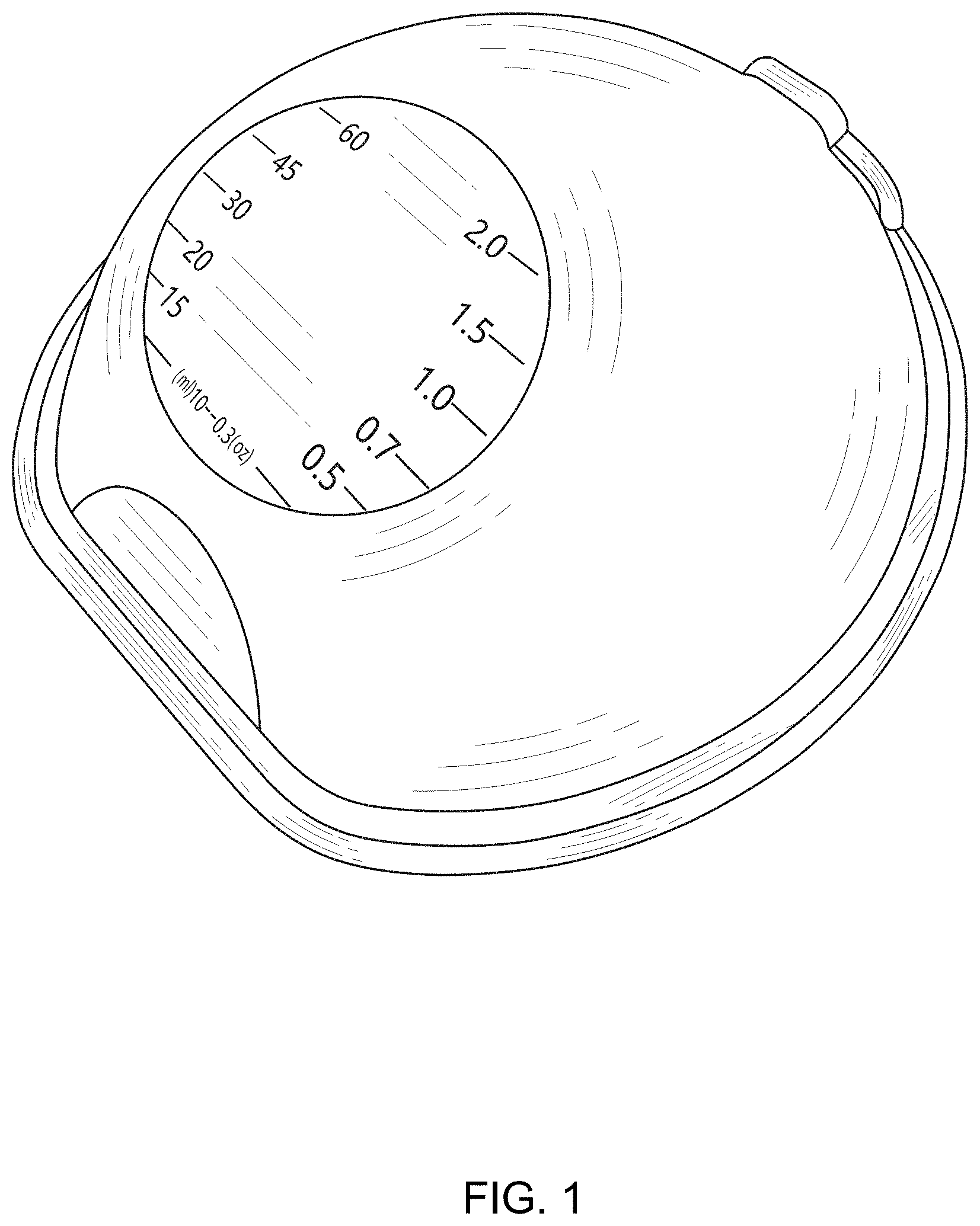 Patent USD1001268 — Breast milk collector — Figure 1