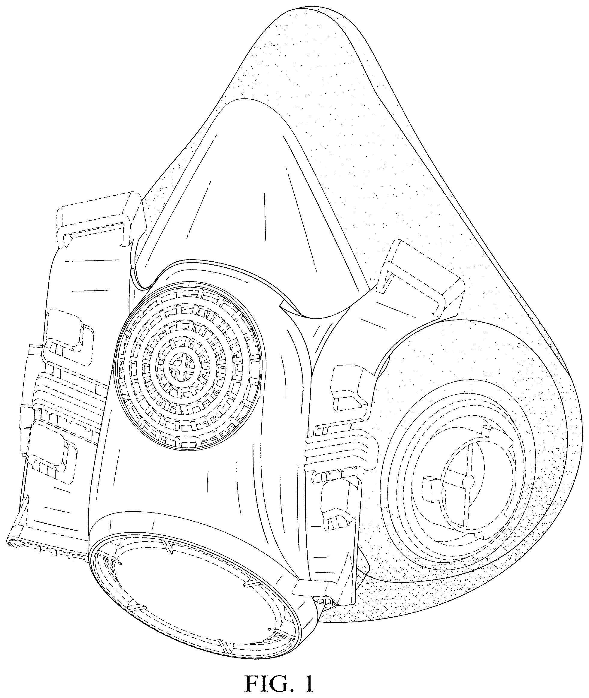 Patent USD1001271 — Respirator — Figure 1