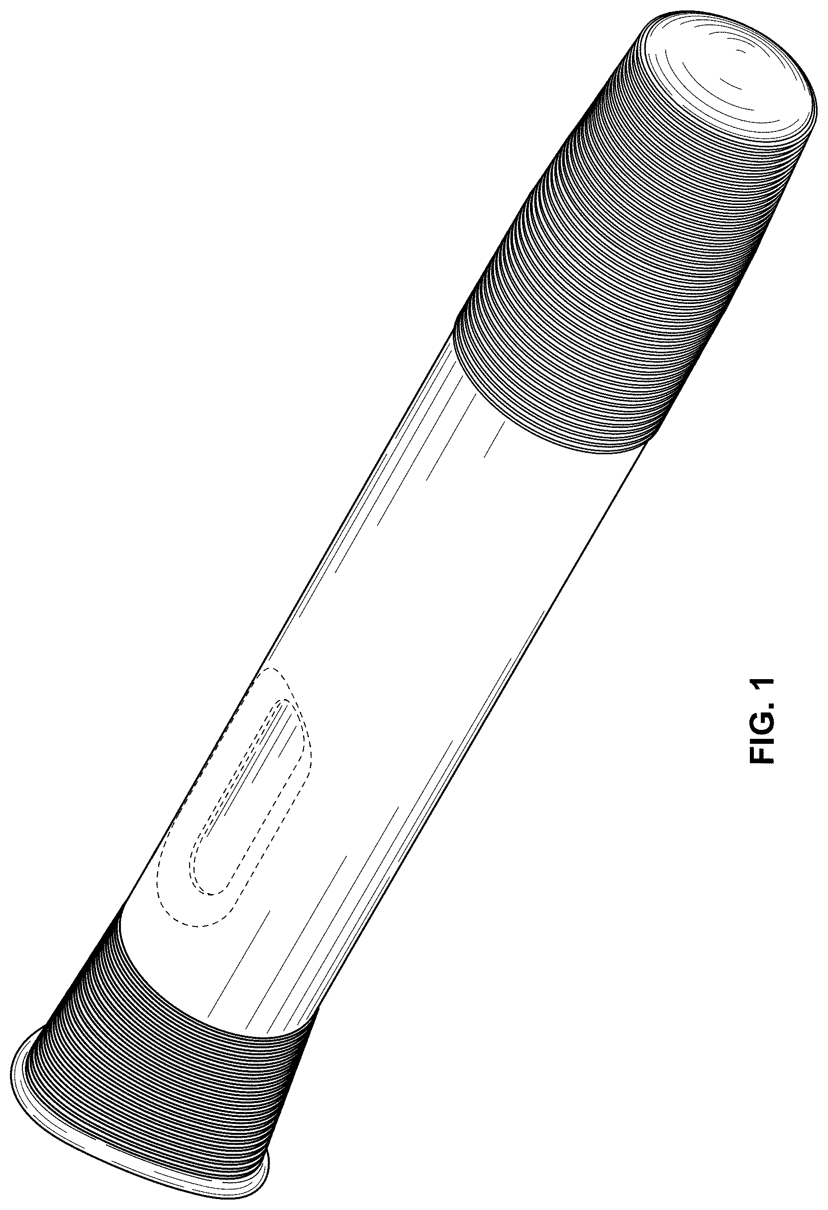 Patent USD1001272 Figure 1 – Autoinjector with removable cap