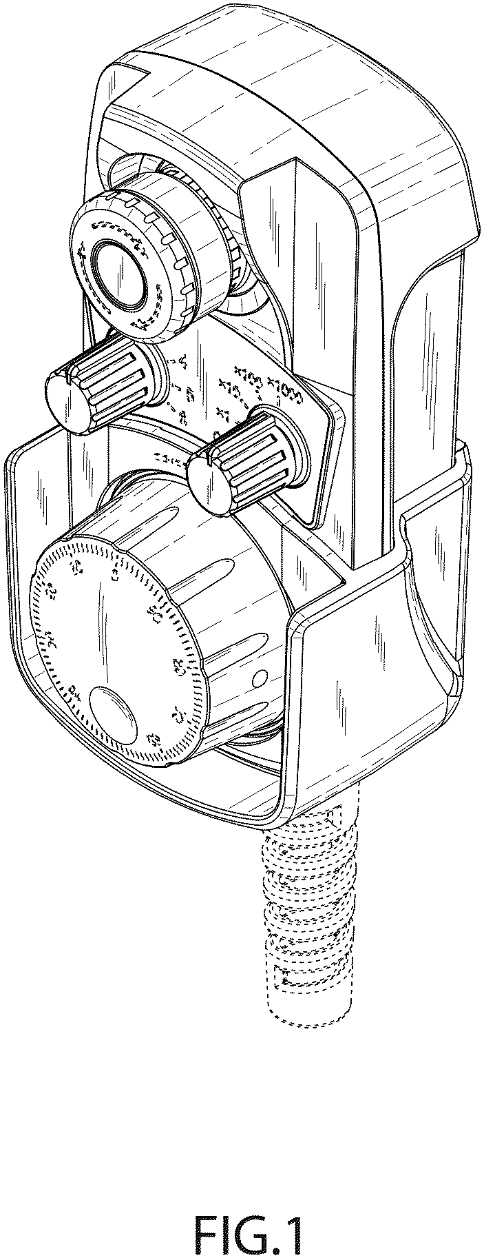 Patent USD1001276 Figure 1 – Portable manual pulse generator