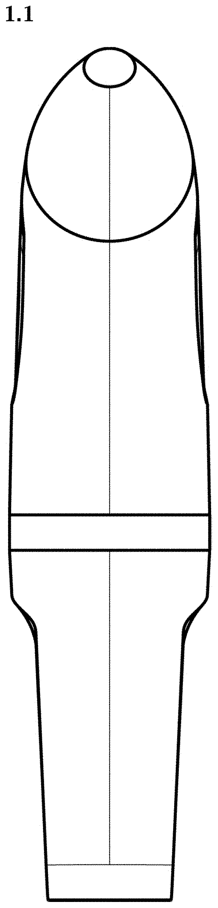 Patent USD1001279 — Handheld device for medical imaging — Figure 1