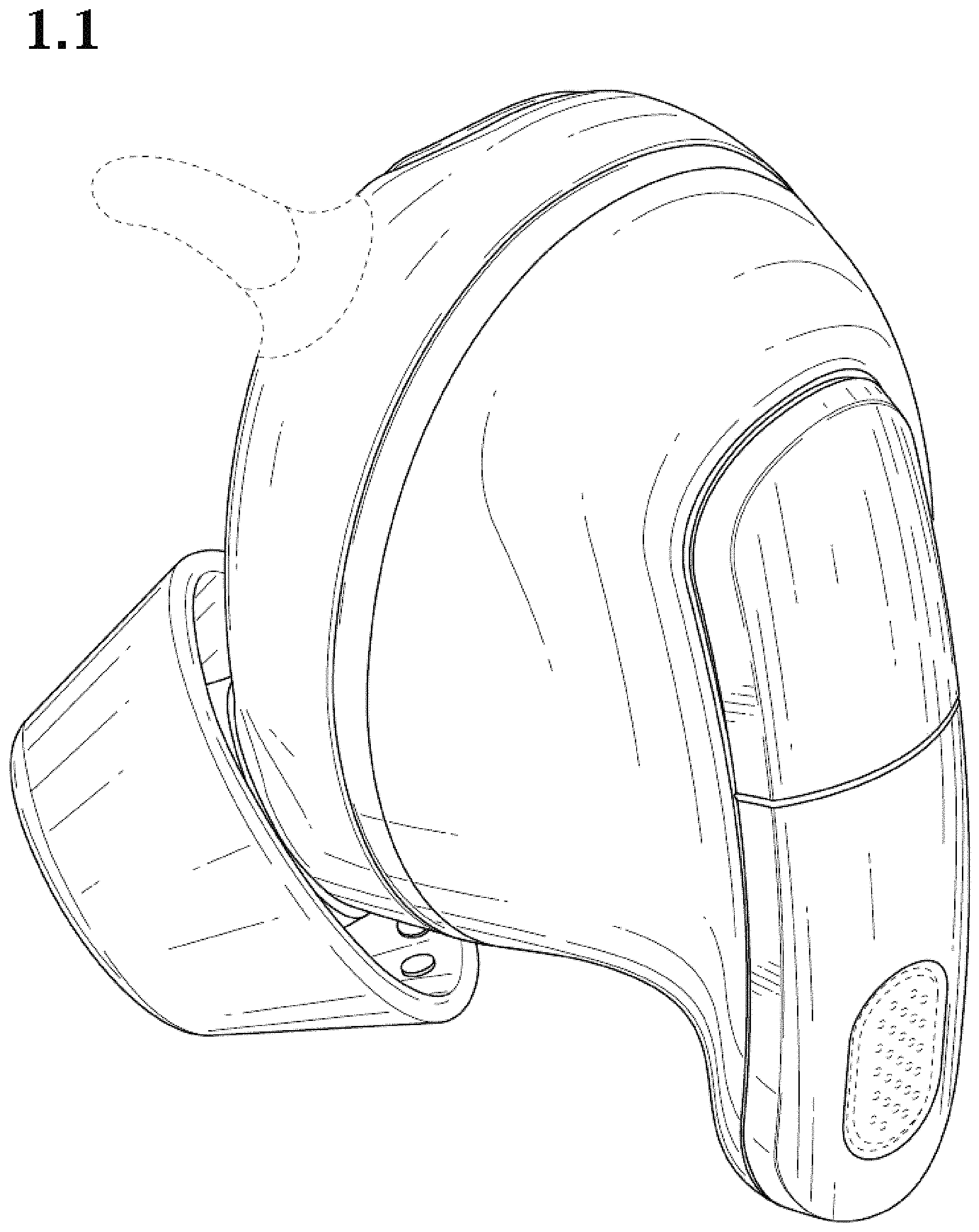 Patent USD1001287 Figure 1 – Hearing aid