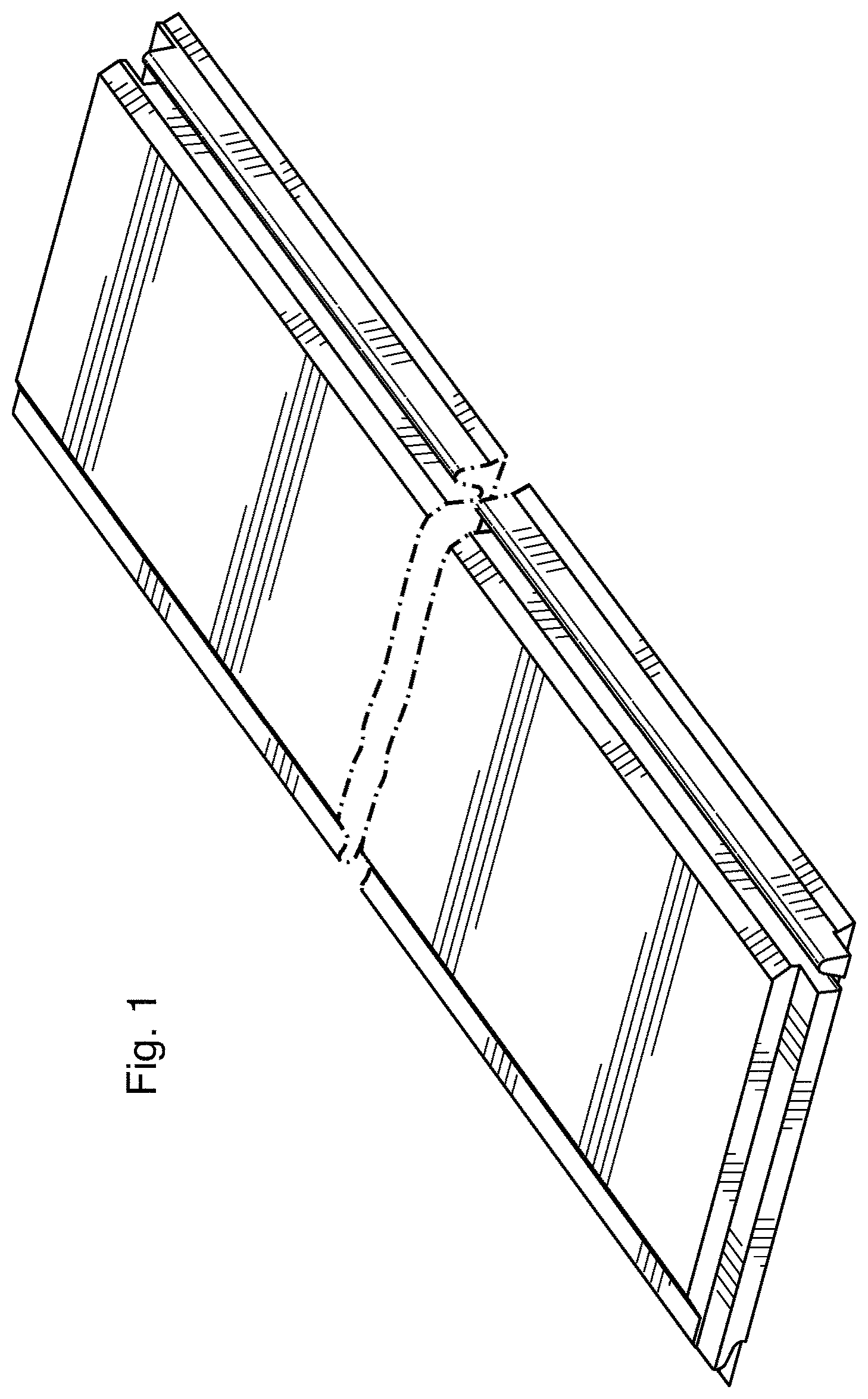 Patent USD1001321 — Interlockable board — Figure 1