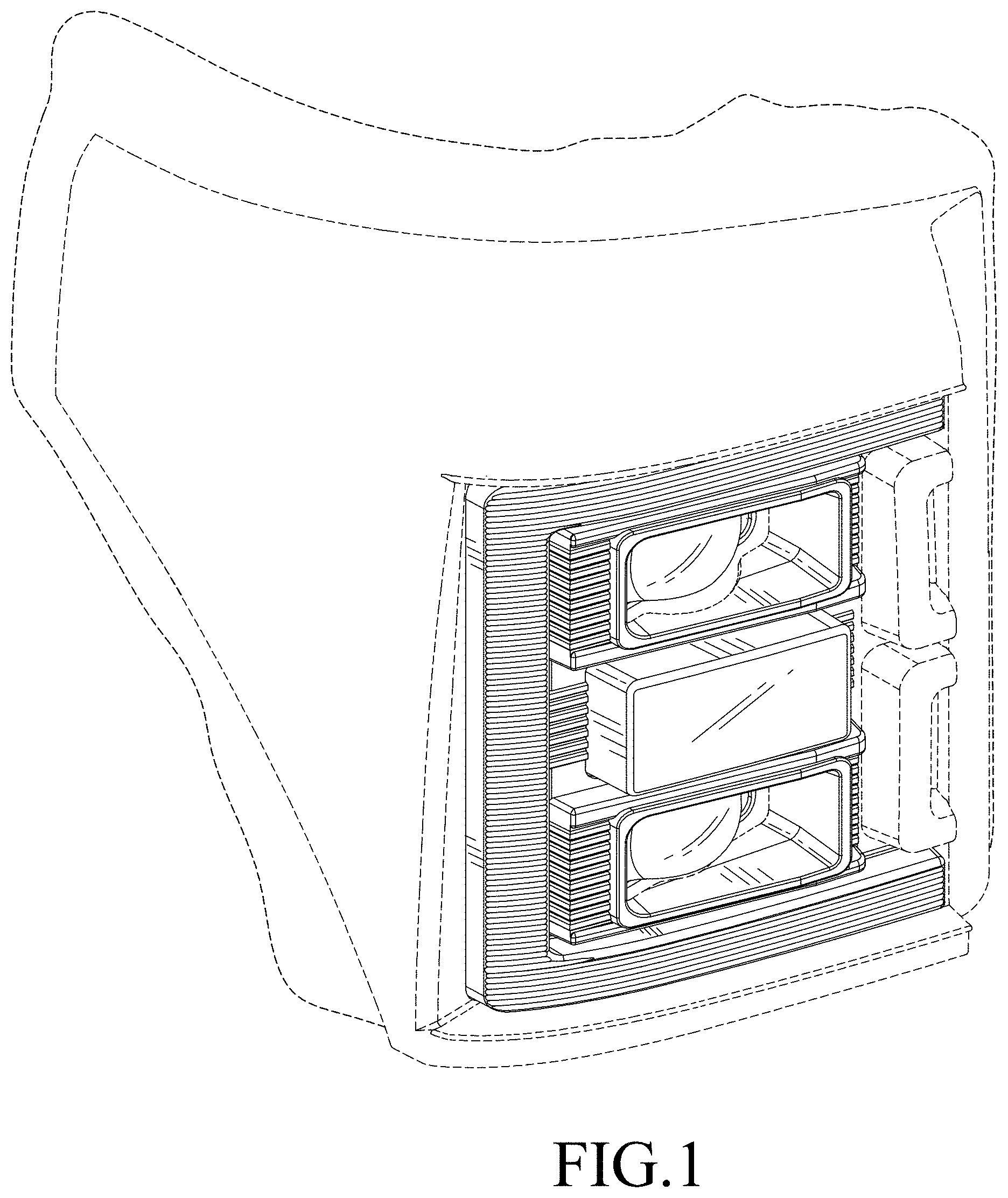 Patent USD1001324 — Vehicle lamp — Figure 1