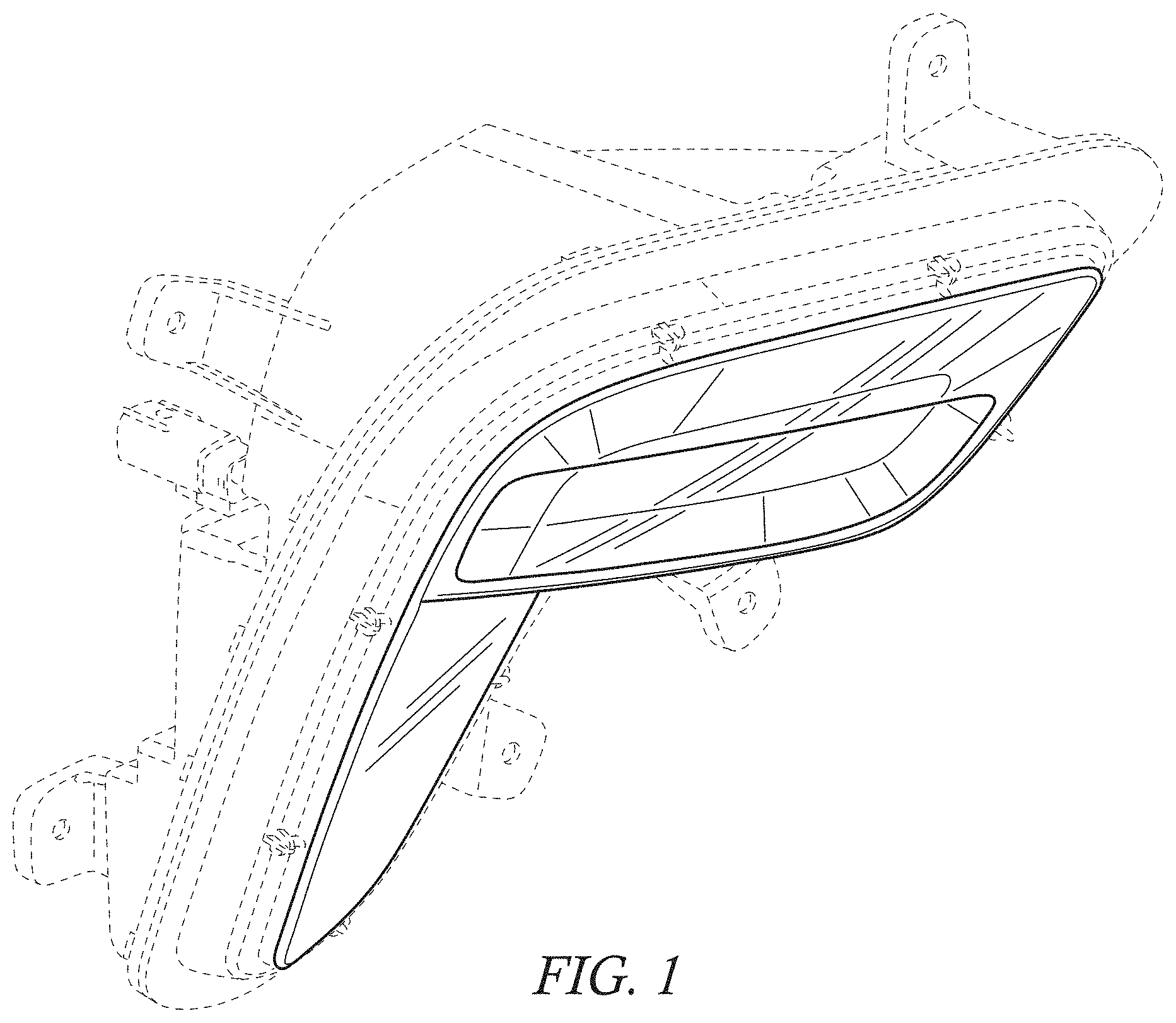Patent USD1001326 — Vehicle taillamp — Figure 1