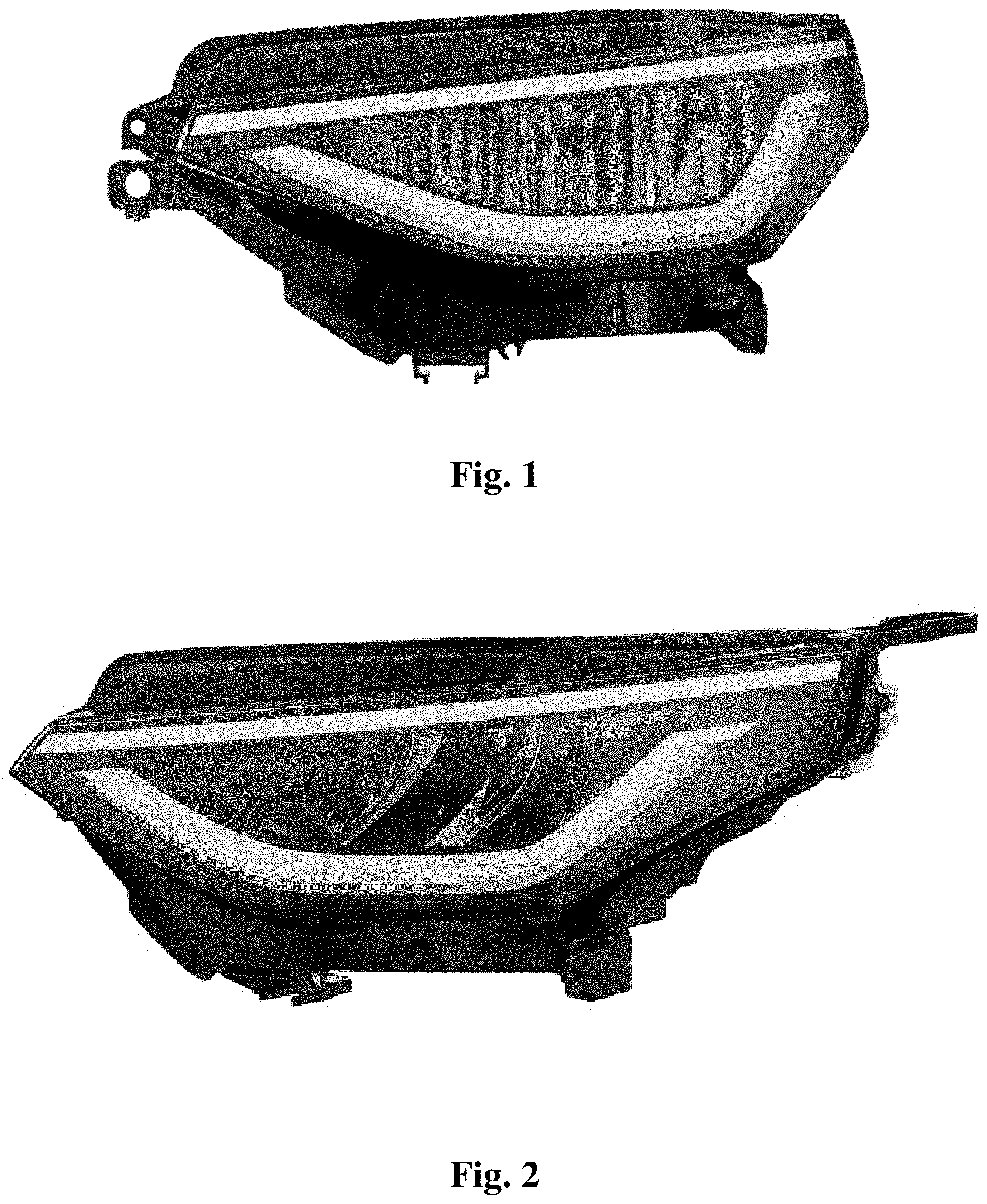 Patent USD1001327 — Vehicle headlight — Figure 1