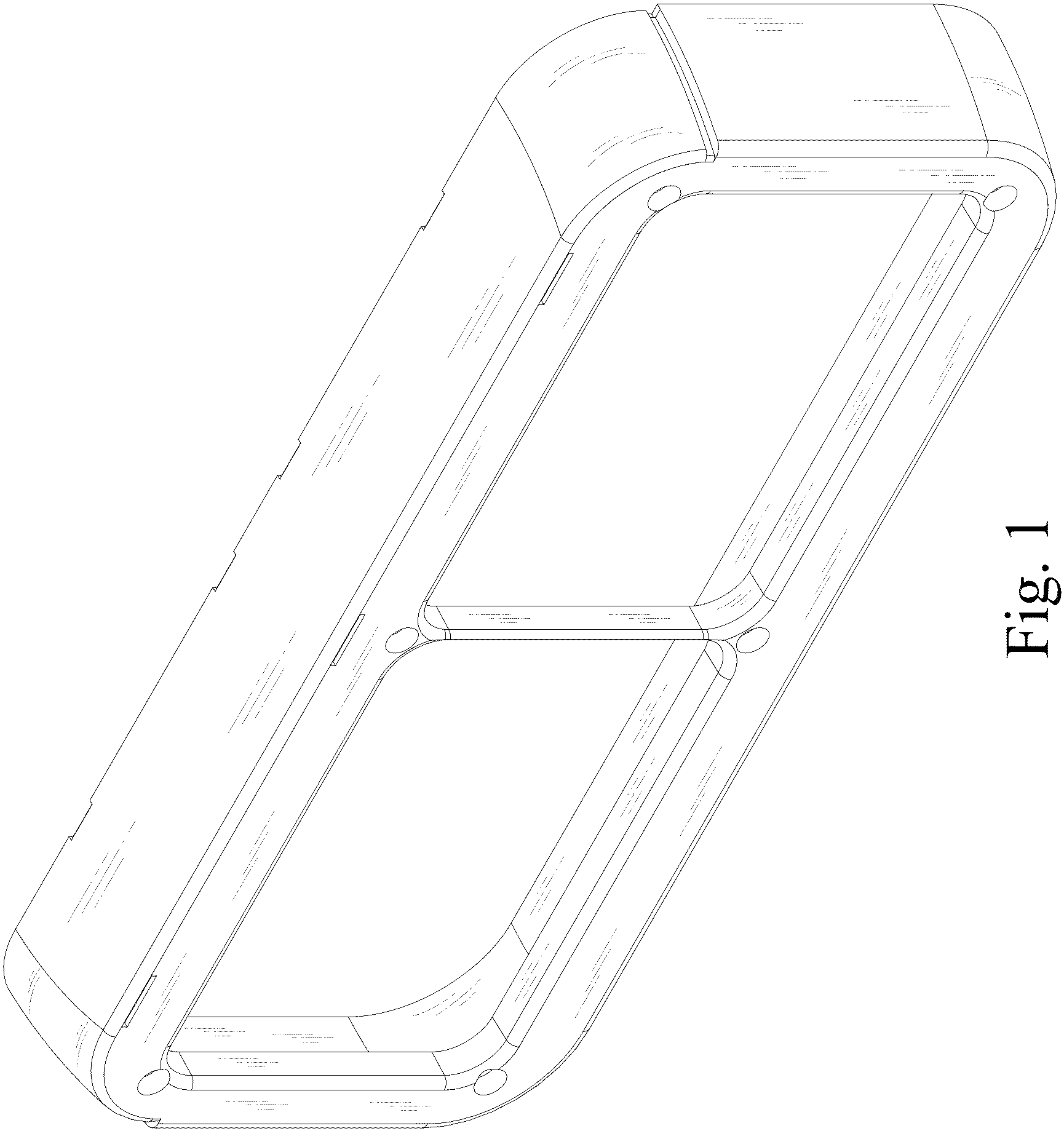Patent USD1001328 — Light frame for automobile — Figure 1