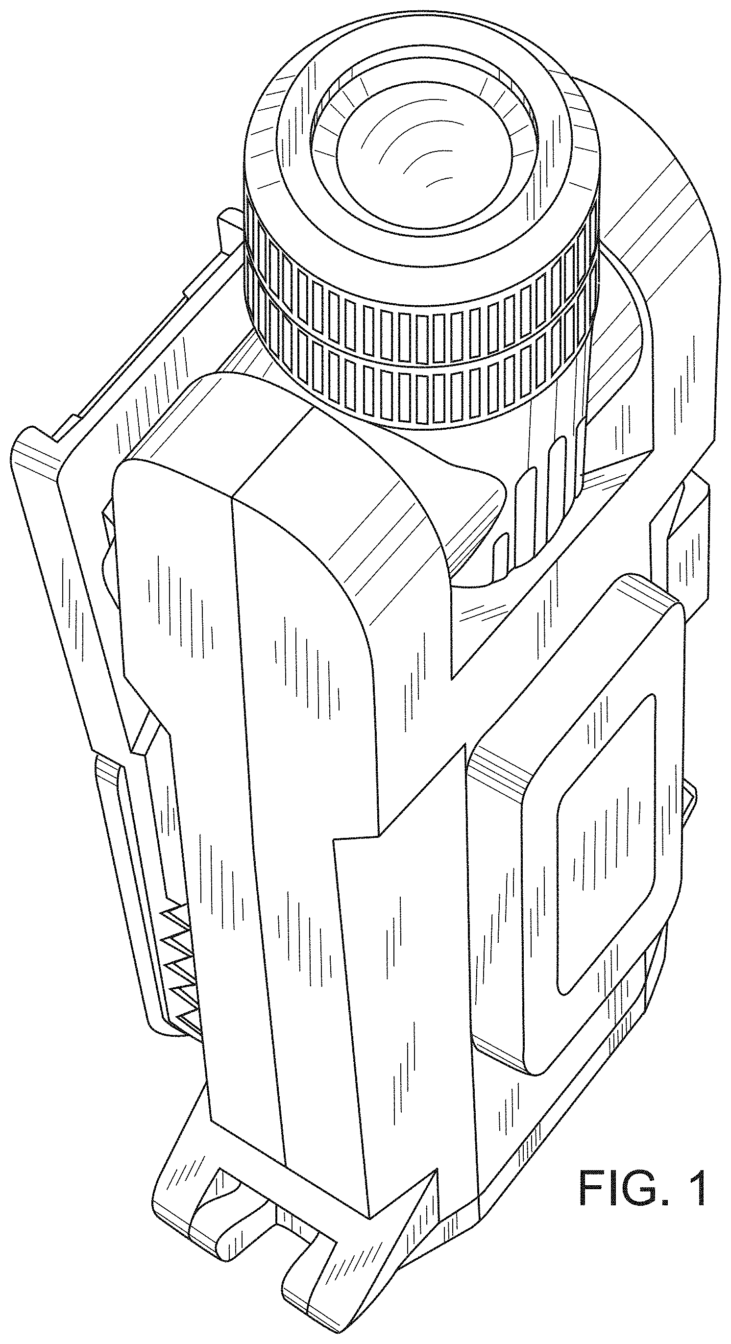 Patent USD1001332 Figure 1 – Pocket swivel light