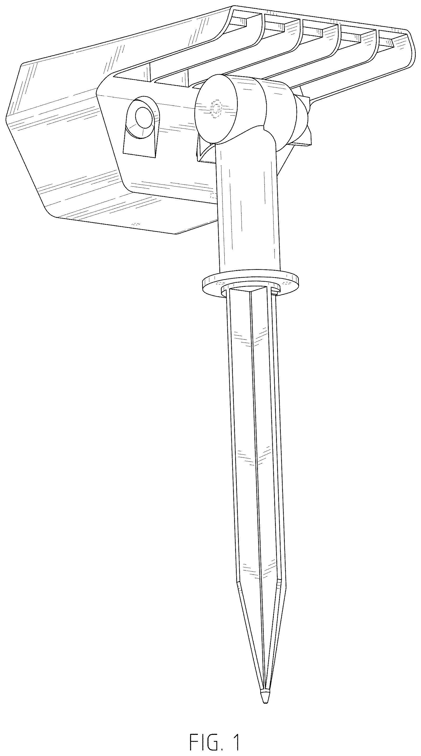 Patent USD1001334 — Solar lamp — Figure 1