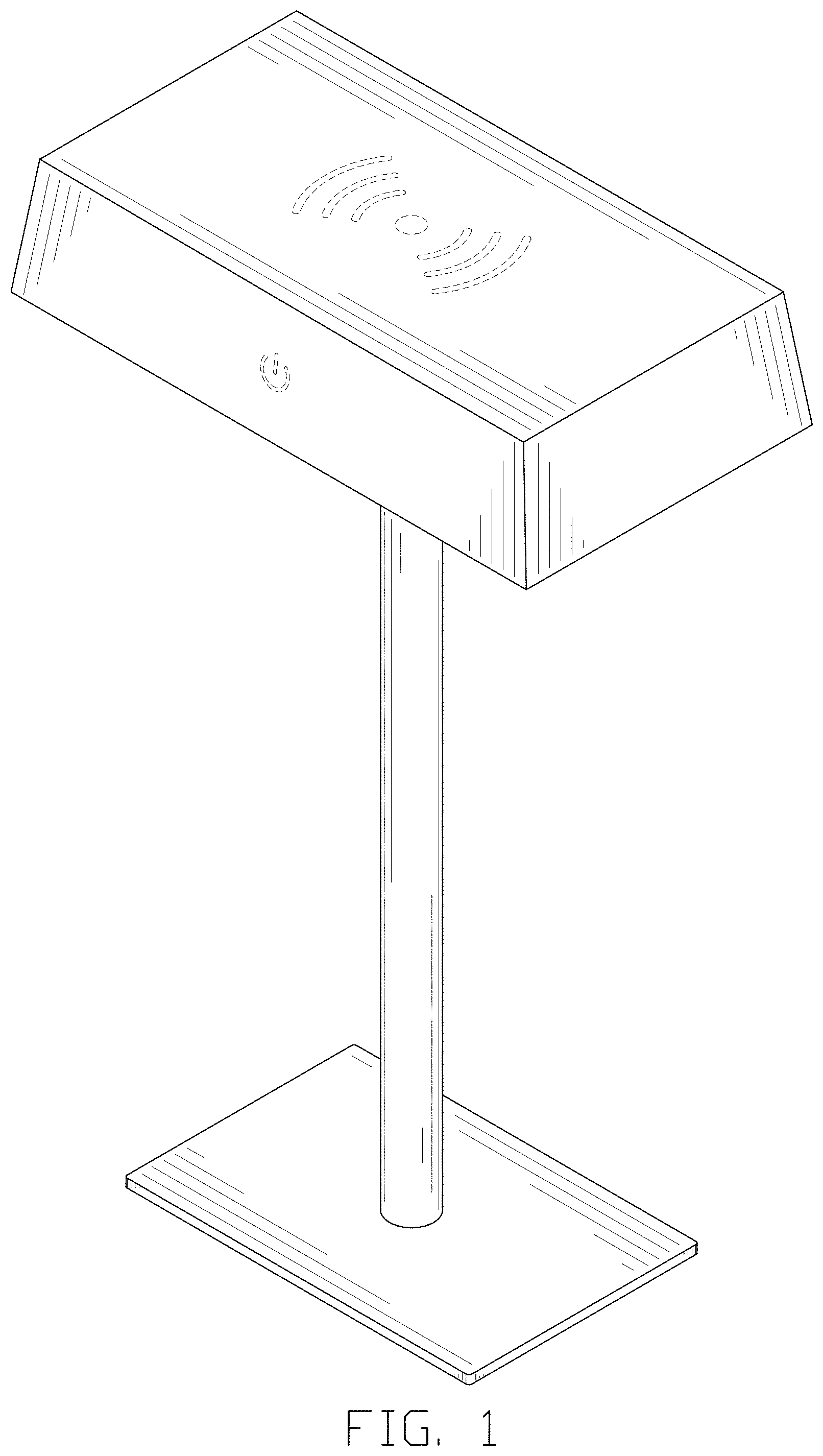 Patent USD1001343 — Table lamp — Figure 1