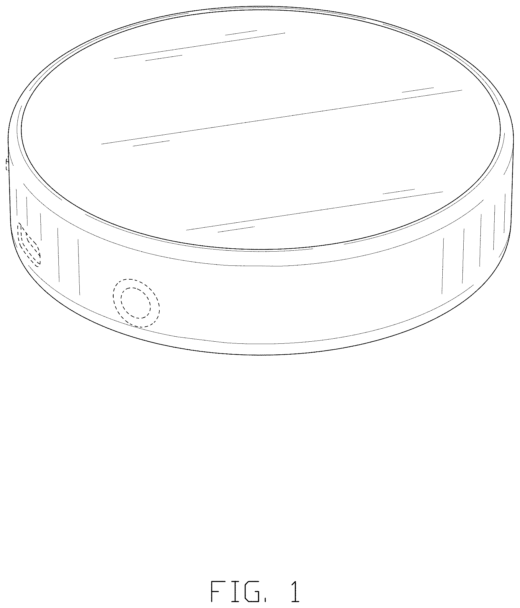 Patent USD1001346 — Round light — Figure 1