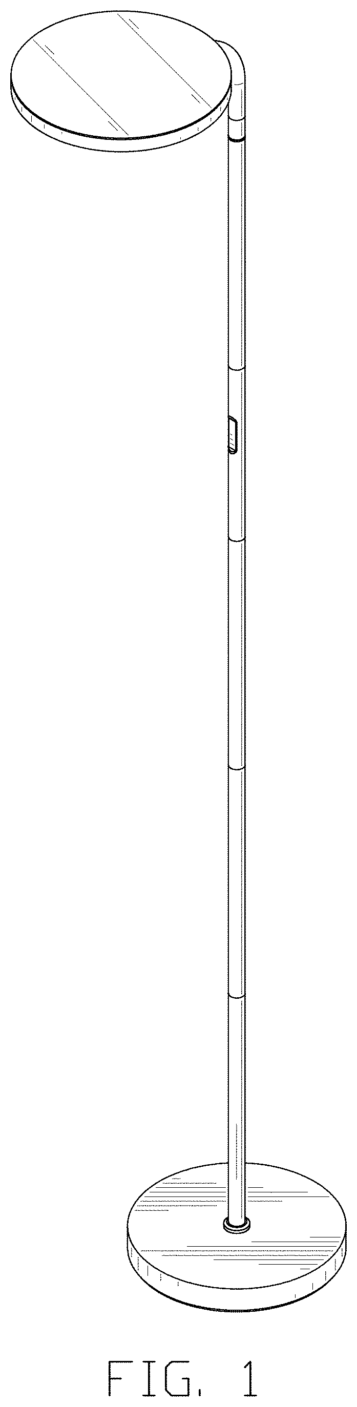 Patent USD1001348 — Floor lamp — Figure 1
