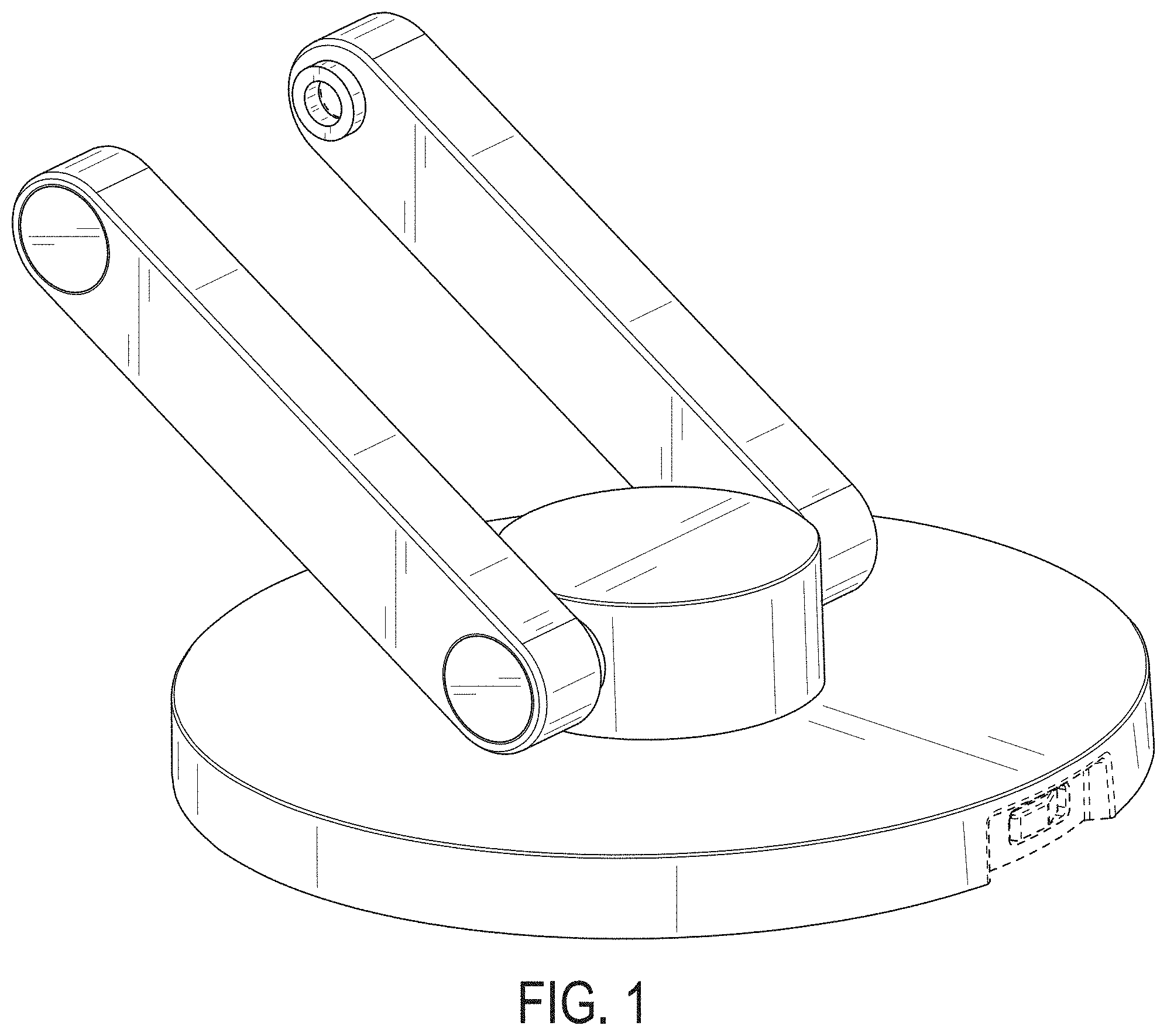 Patent USD1001352 — Surface mount for light receiving or emitting device — Figure 1