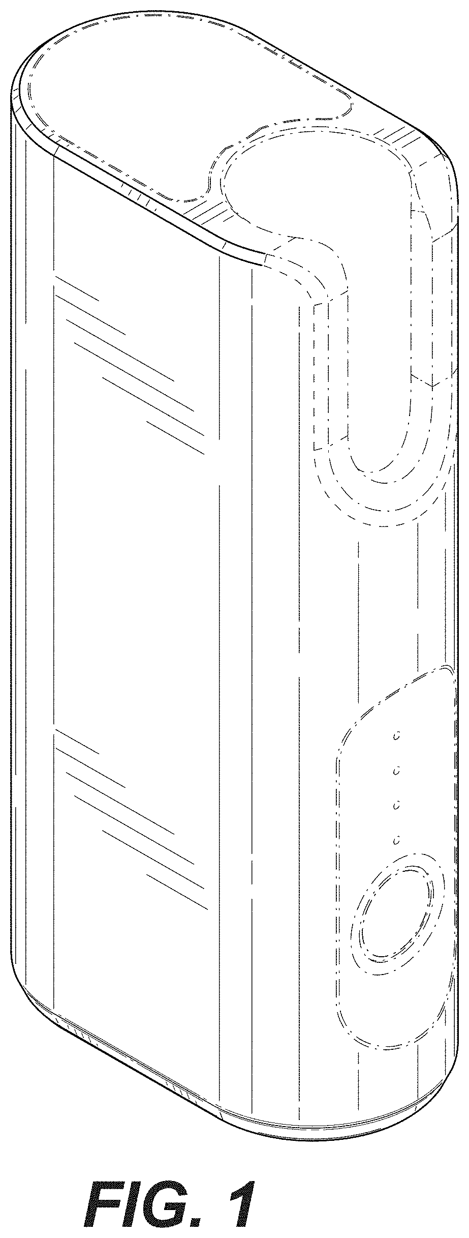 Patent USD1001357 — Vaporizer power unit — Figure 1