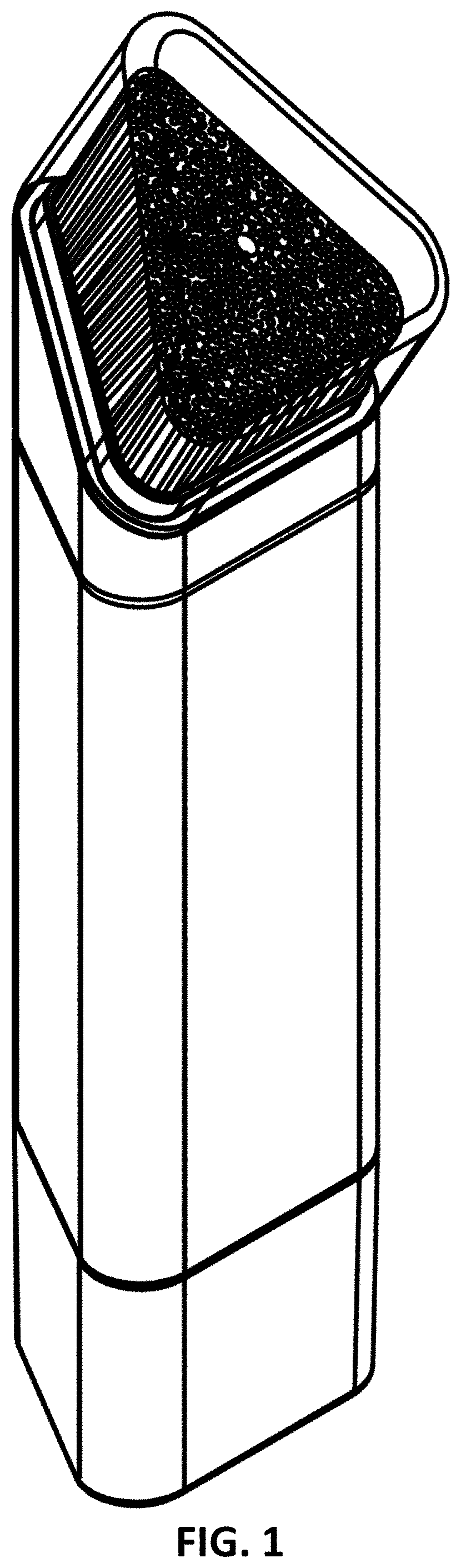 Patent USD1001365 — Device for applying lotion to skin — Figure 1