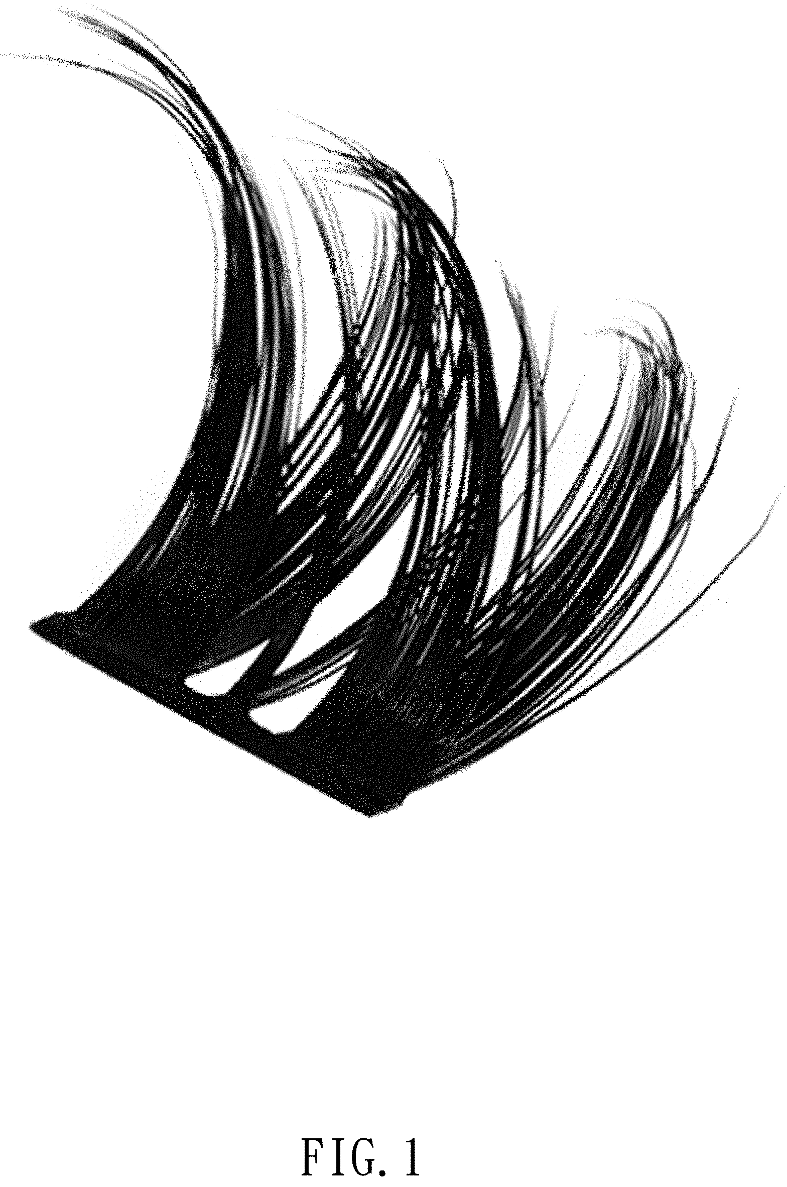 Patent USD1001381 — False eyelashes — Figure 1