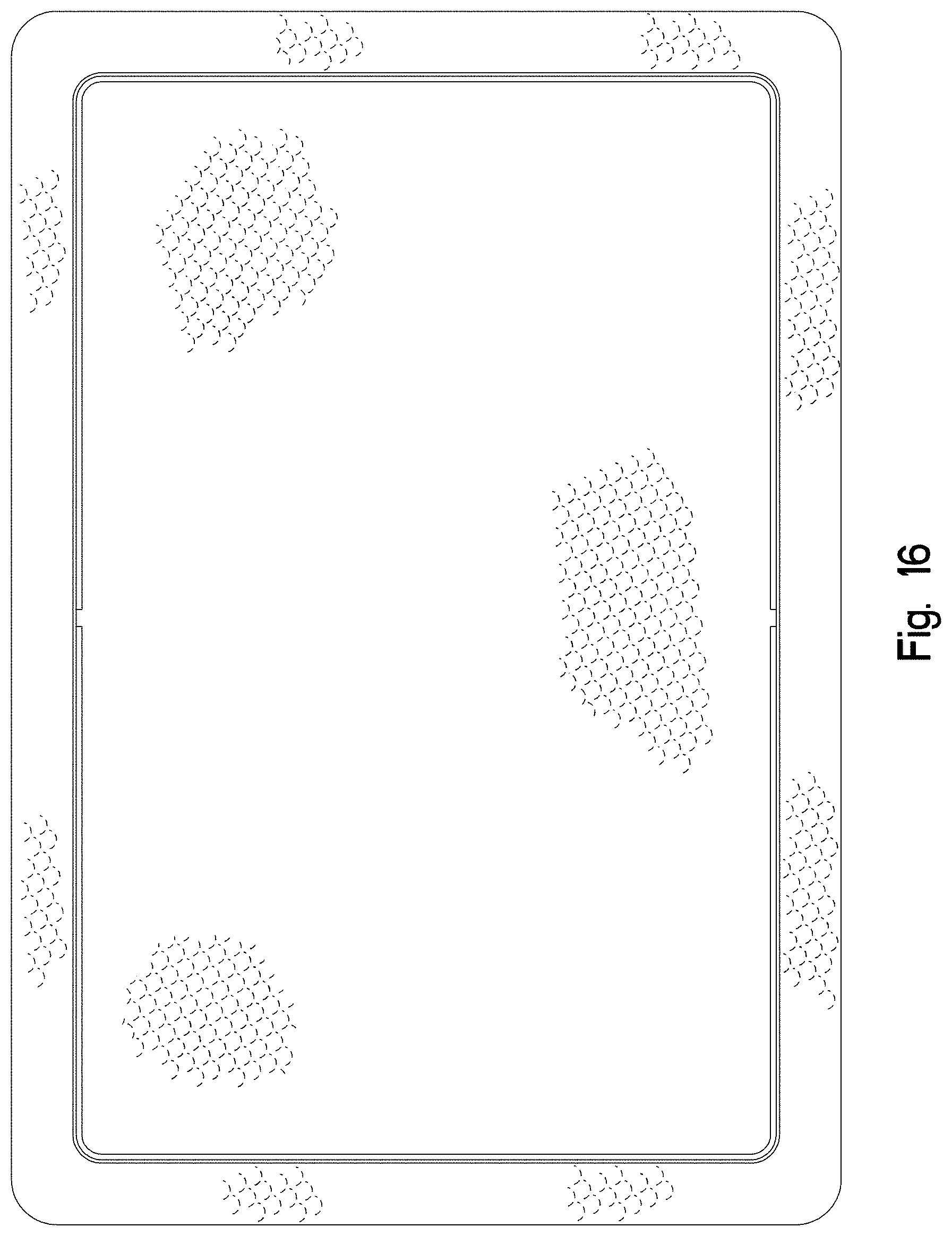 Patent USD1001386 Figure 12 – Bean bag top member of an animal bed assembly