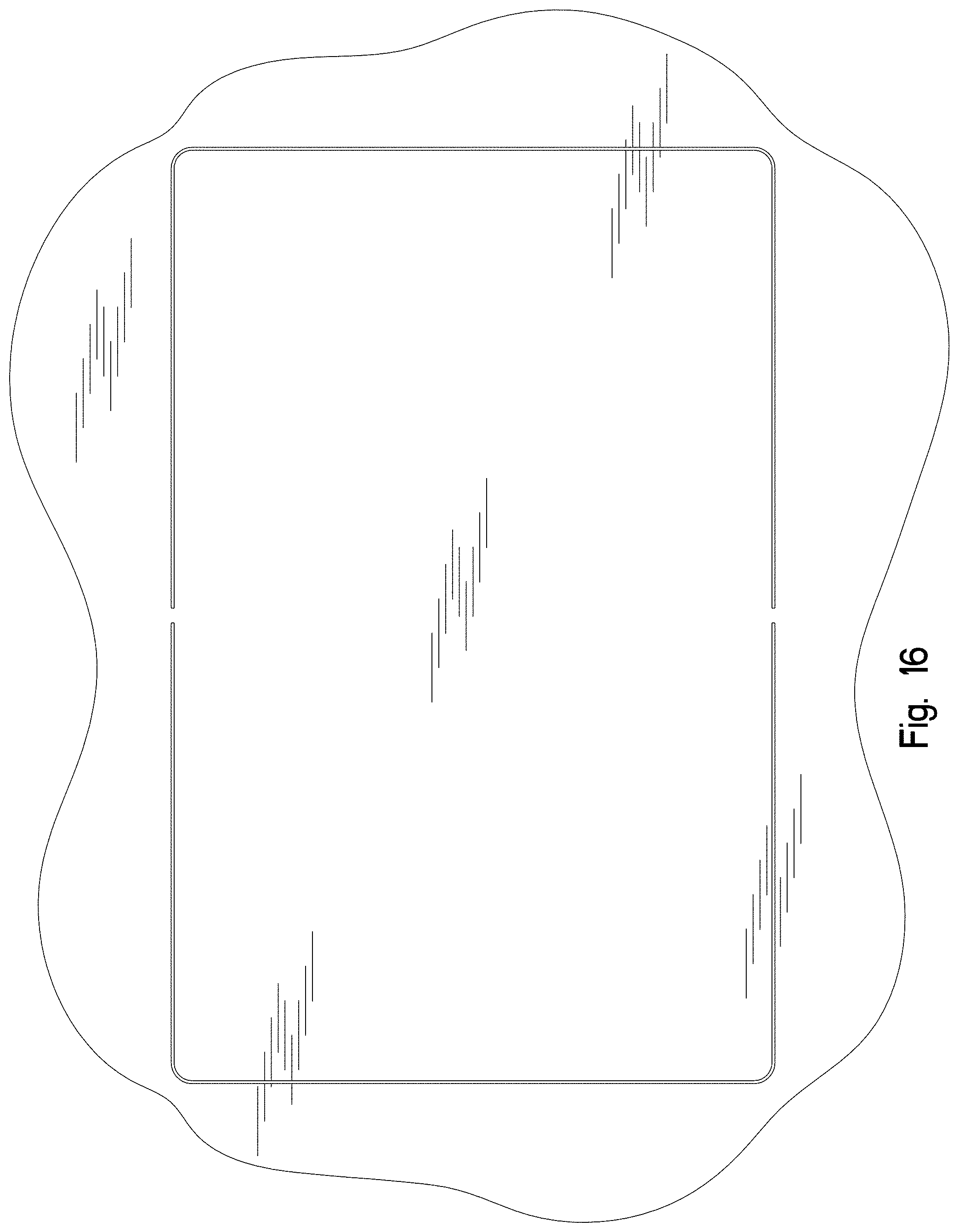 Patent USD1001387 Figure 12 – Sheep skin top member of an animal bed assembly