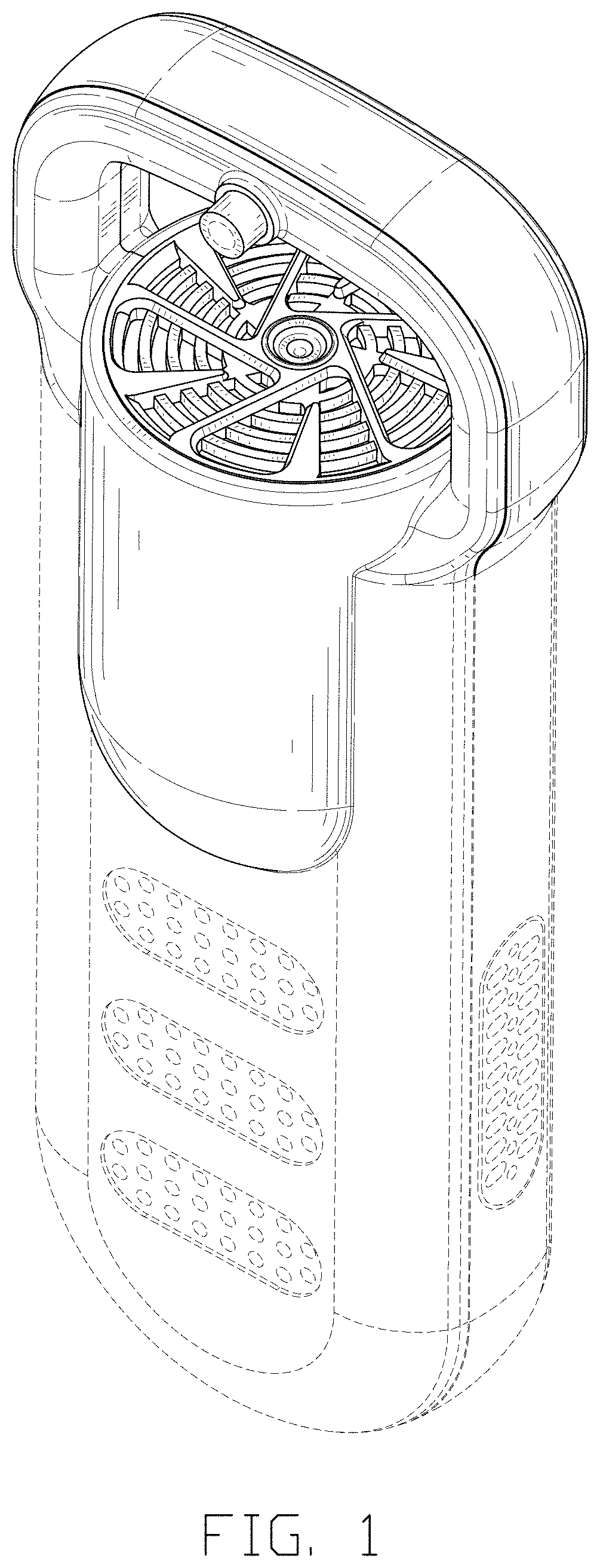 Patent USD1001401 Figure 1 – Shoe dryer