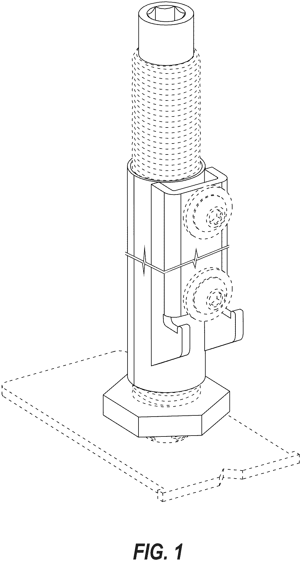 Patent USD1001410 — Low-profile wall leveler — Figure 1
