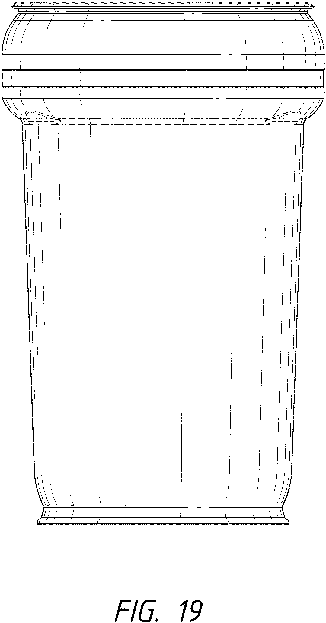 Patent USD1001413 Figure 17 – Nestable drum