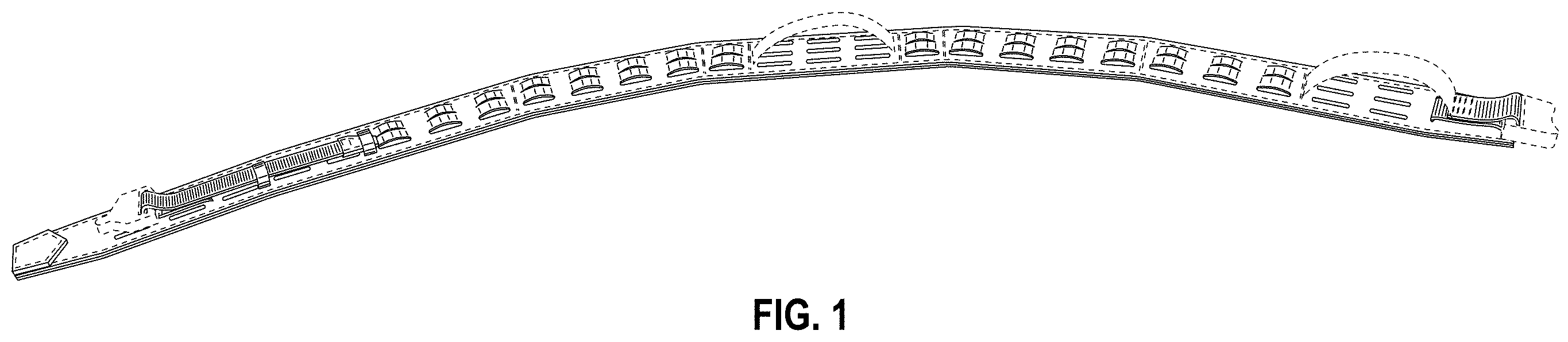 Patent USD1001418 — Belt — Figure 1