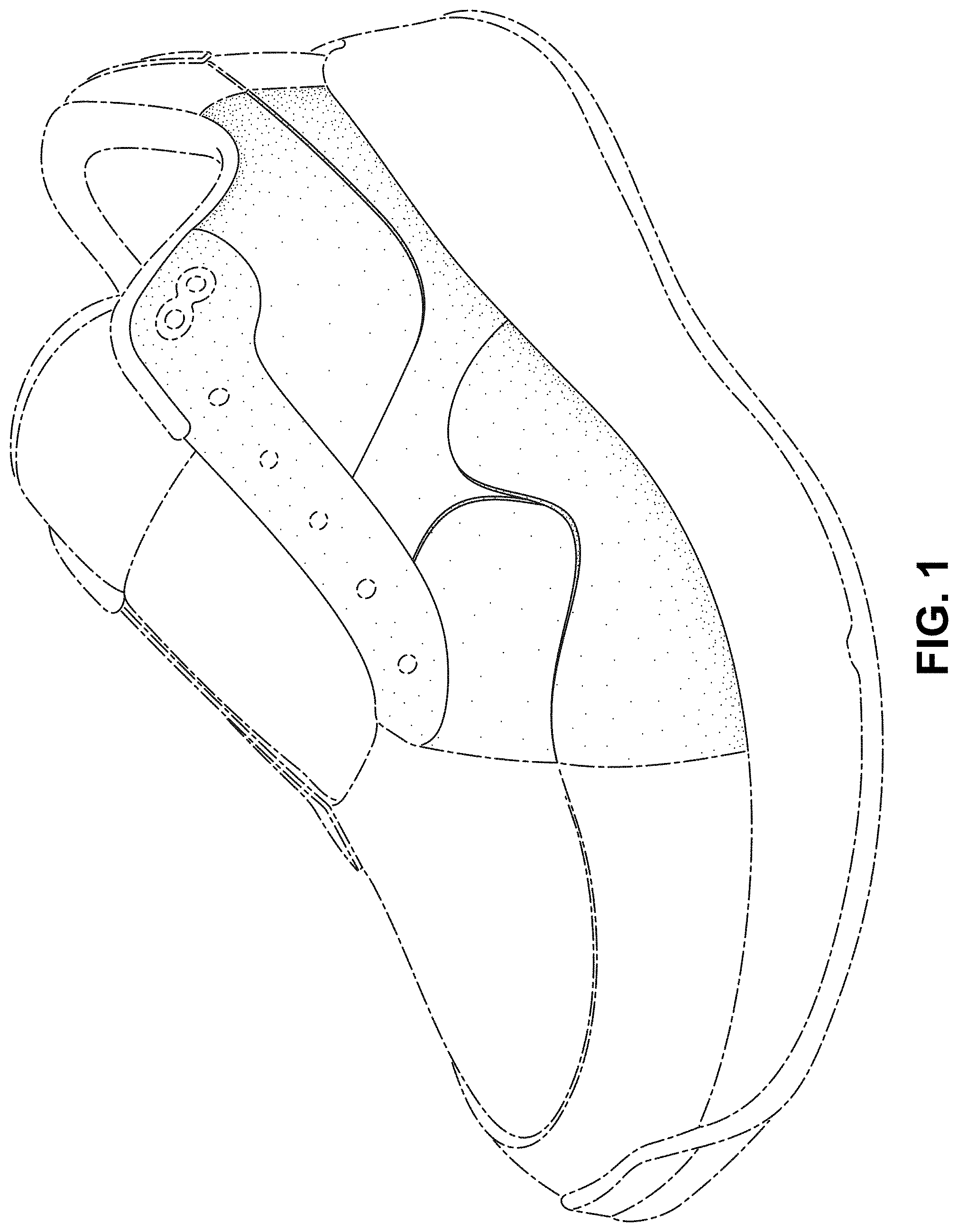 Patent USD1001427 — Shoe — Figure 1