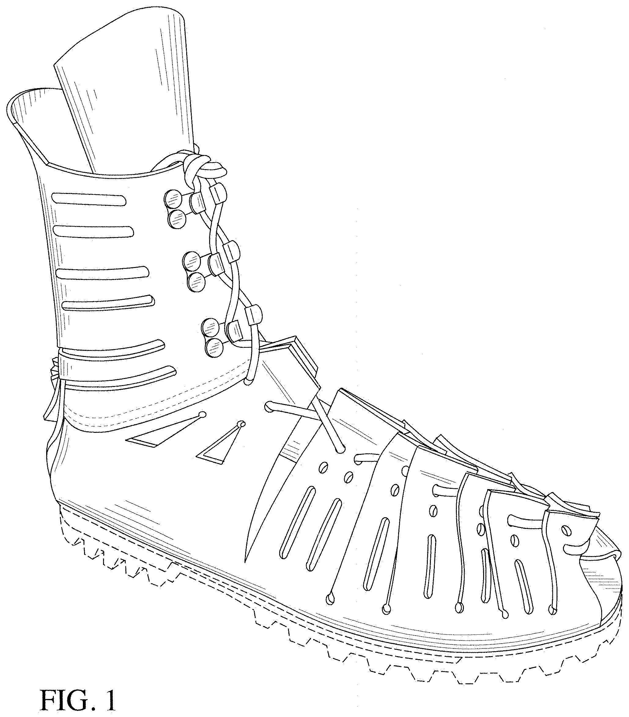 Patent USD1001430 — Boot — Figure 1
