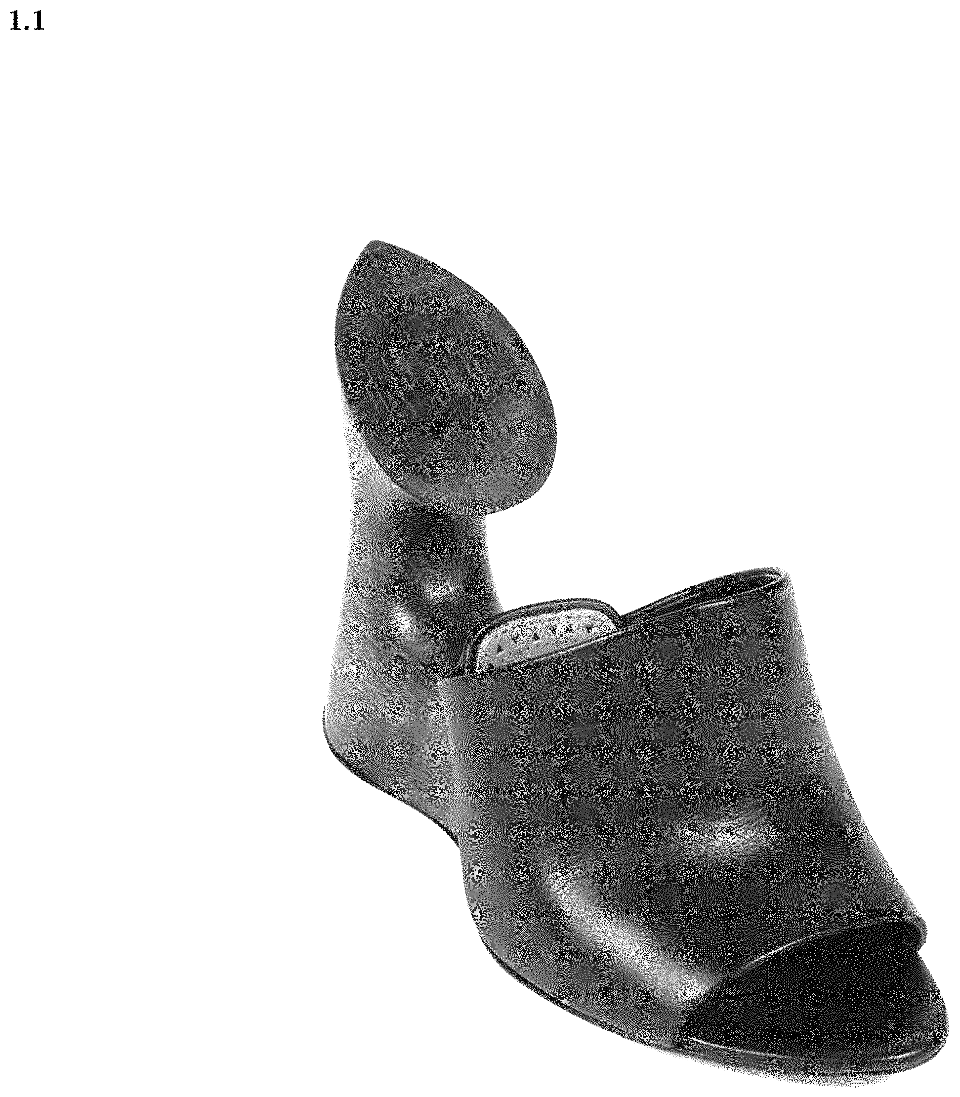 Patent USD1001433 Figure 1 – Shoe