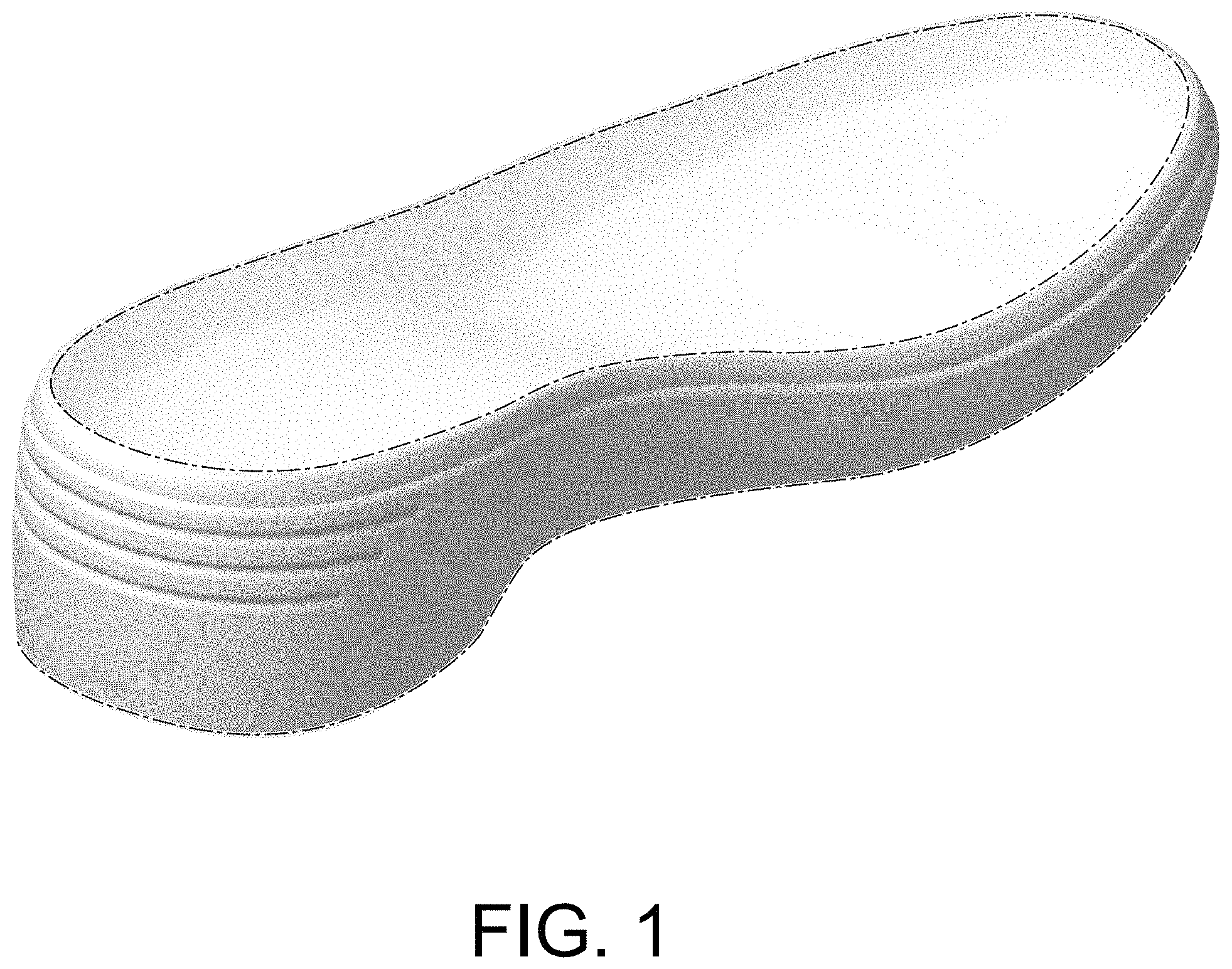 Patent USD1001436 — Sole — Figure 1