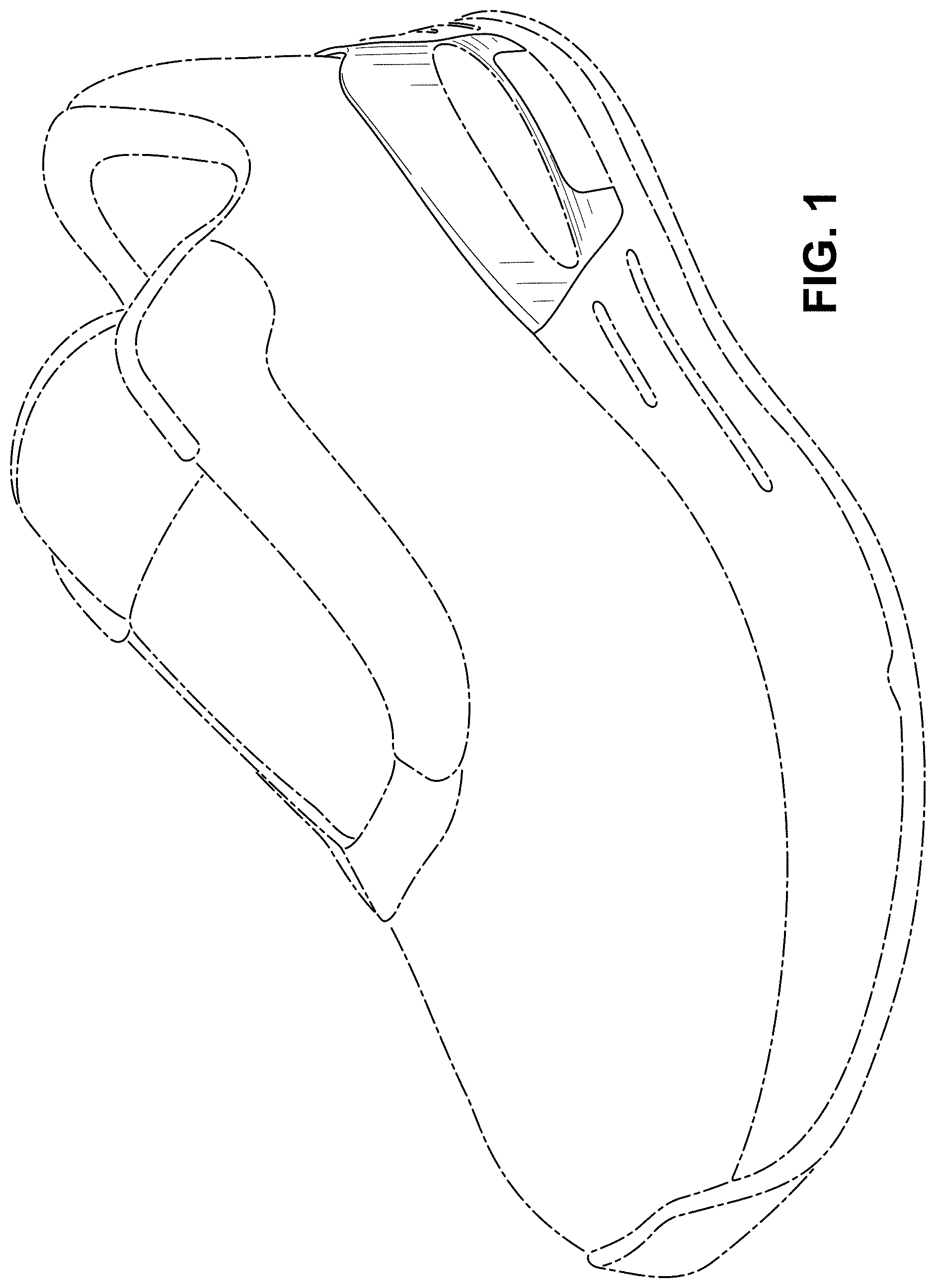 Patent USD1001438 — Shoe — Figure 1