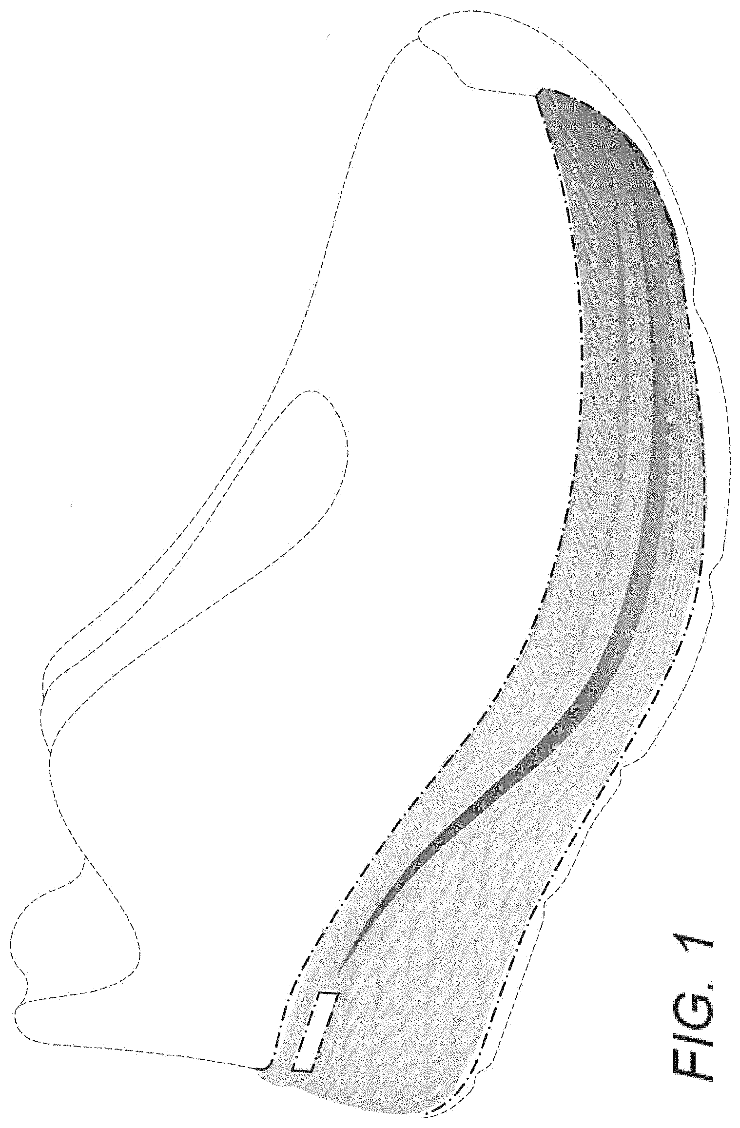 Patent USD1001441 — Shoe midsole periphery — Figure 1
