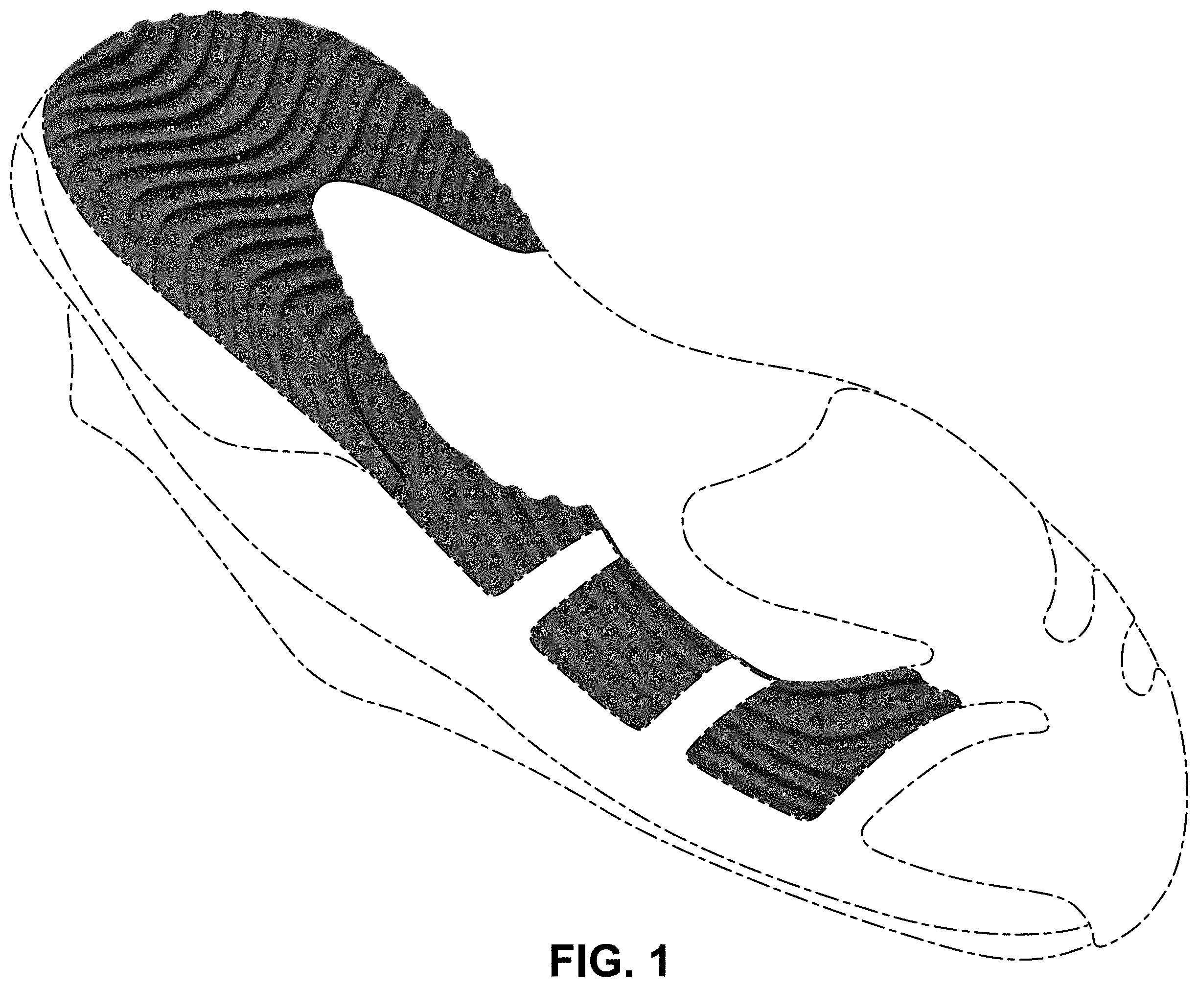 Patent USD1001449 — Shoe — Figure 1