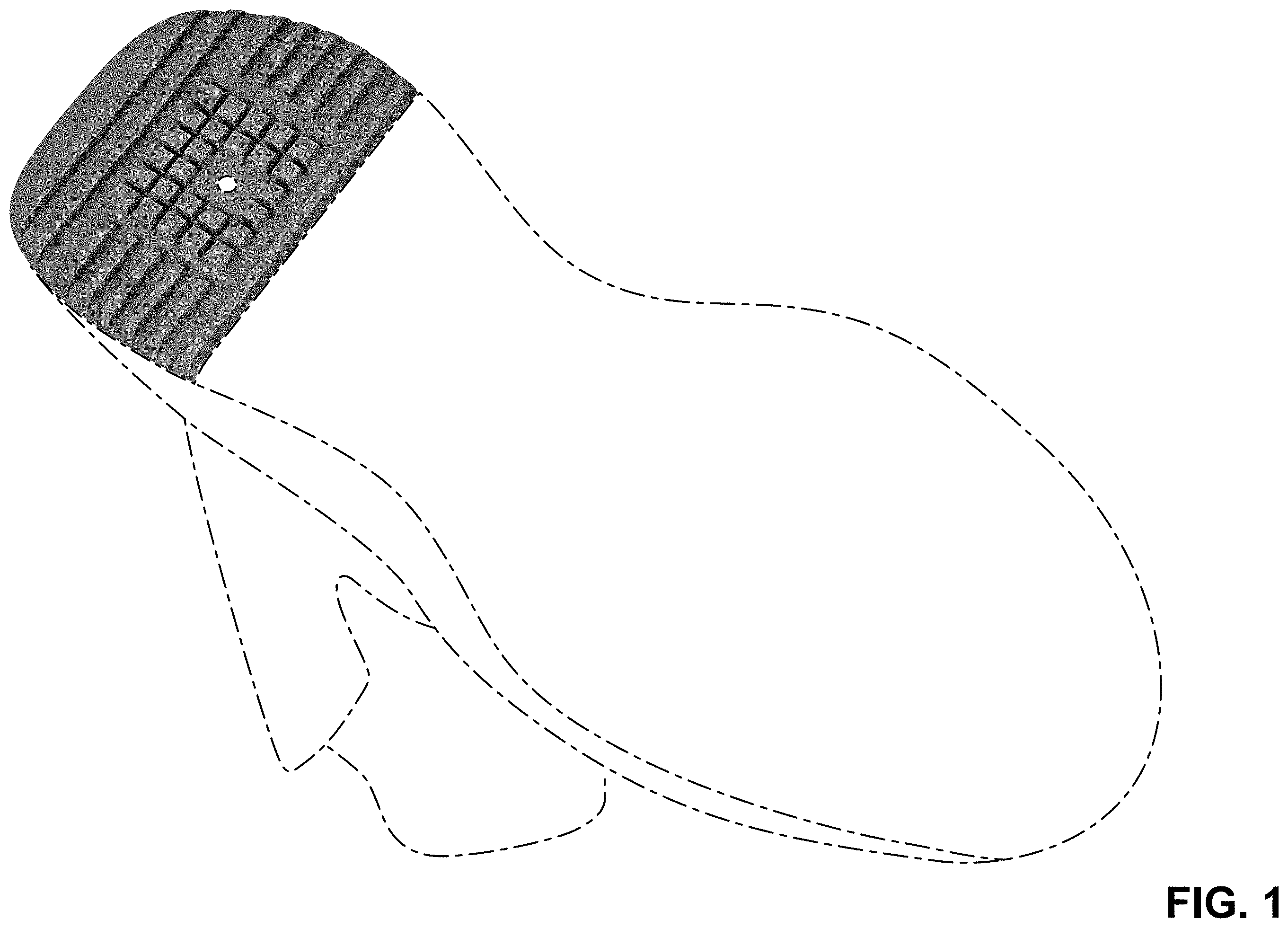 Patent USD1001452 — Shoe — Figure 1