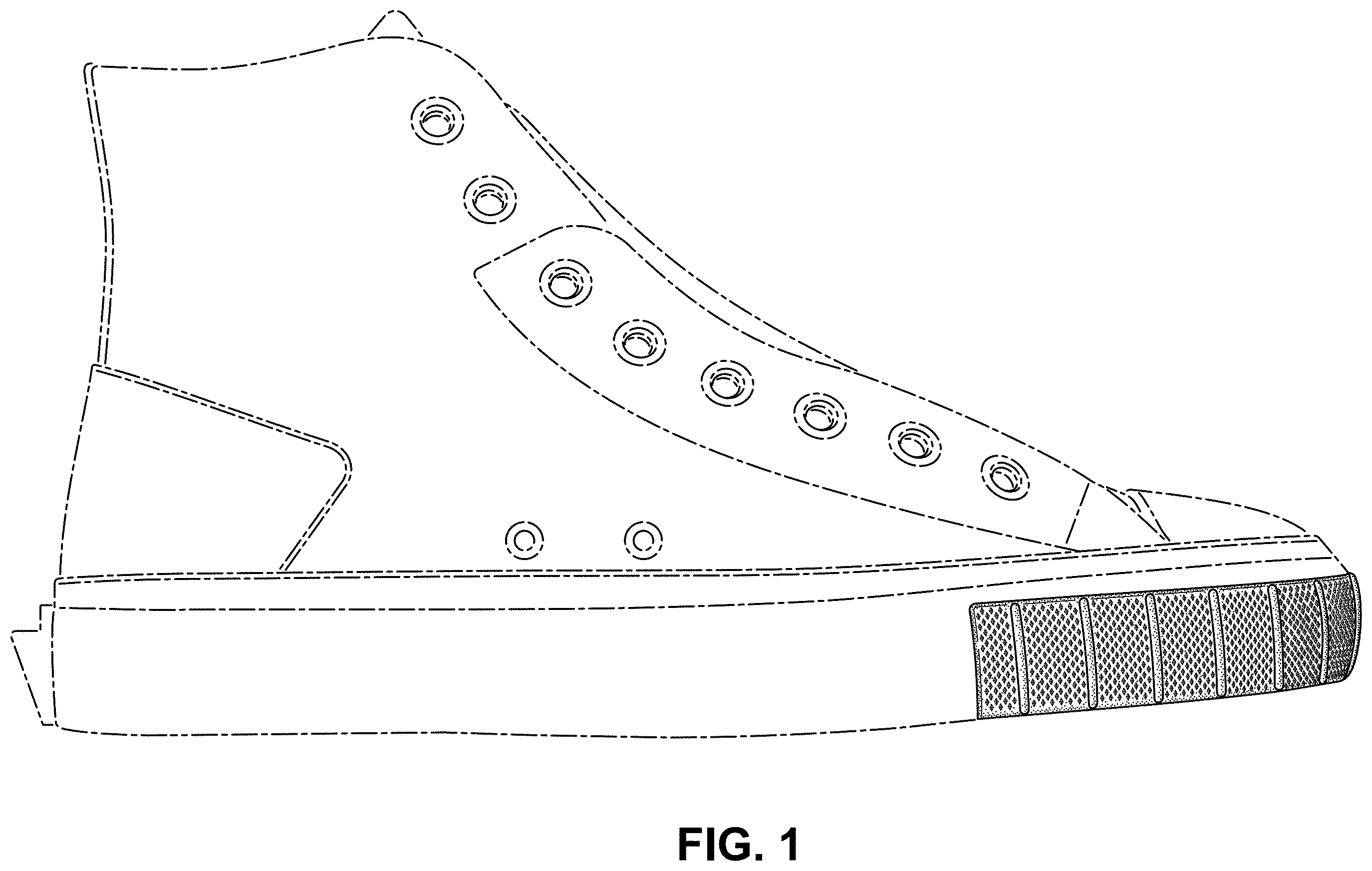 Patent USD1001453 — Shoe — Figure 1